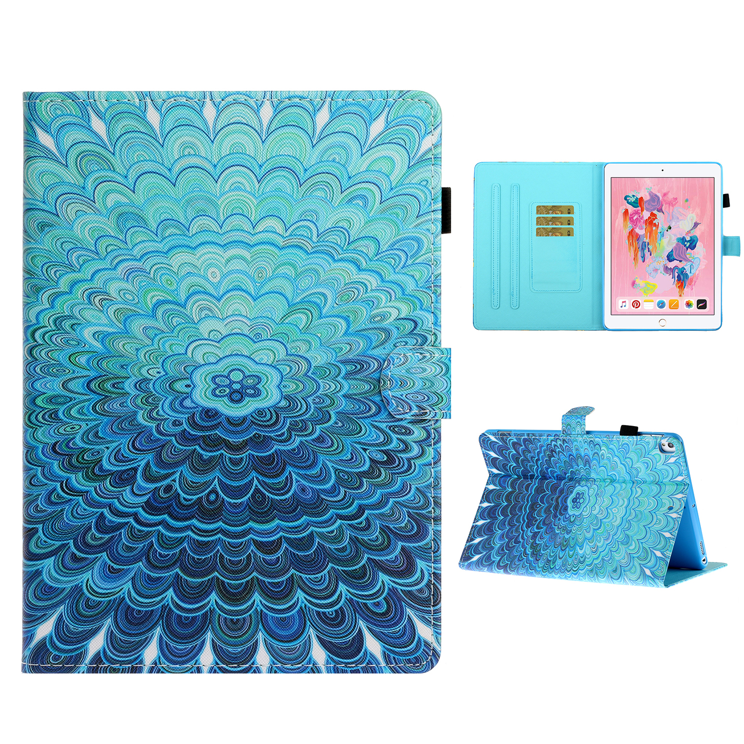 Pattern Printing Card Holder Leather Tablet Case for iPad 10.2 (2021)/(2020)/(2019)/iPad Air 10.5 inch (2019) - Circle Flower, iPad 10.2 (2020)
Pattern Printing Card Holder Leather Tablet Case for iPad 10.2 (2021)/(2020)/(2019)/iPad Air 10.5 inch (2019) - Circle Flower, iPad 10.2 (2020)