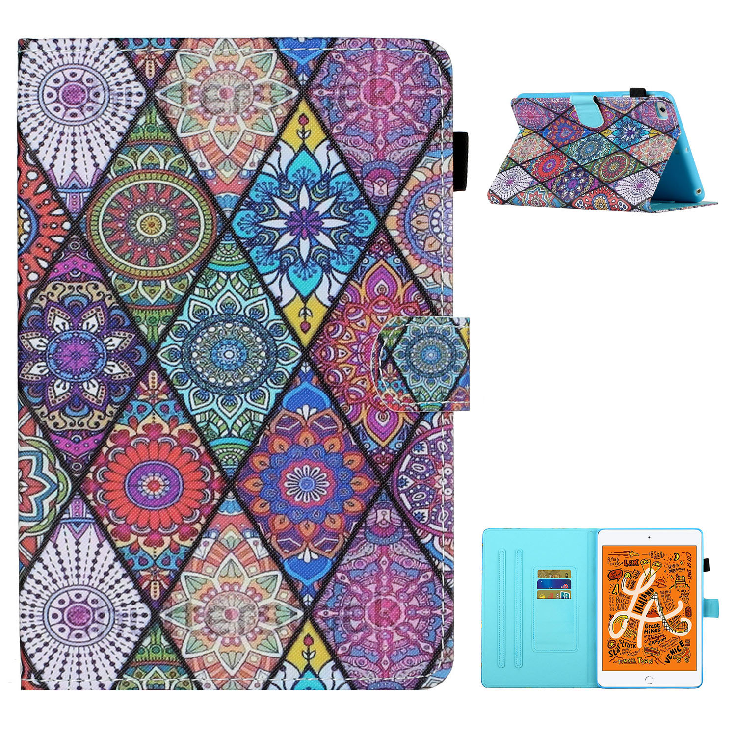 Stand Card Holder Auto Wake and Sleep Pattern Printing Leather Tablet Case for iPad Mini 1/2/3/4/5 - Totem, iPad Mini
Stand Card Holder Auto Wake and Sleep Pattern Printing Leather Tablet Case for iPad Mini 1/2/3/4/5 - Totem, iPad Mini