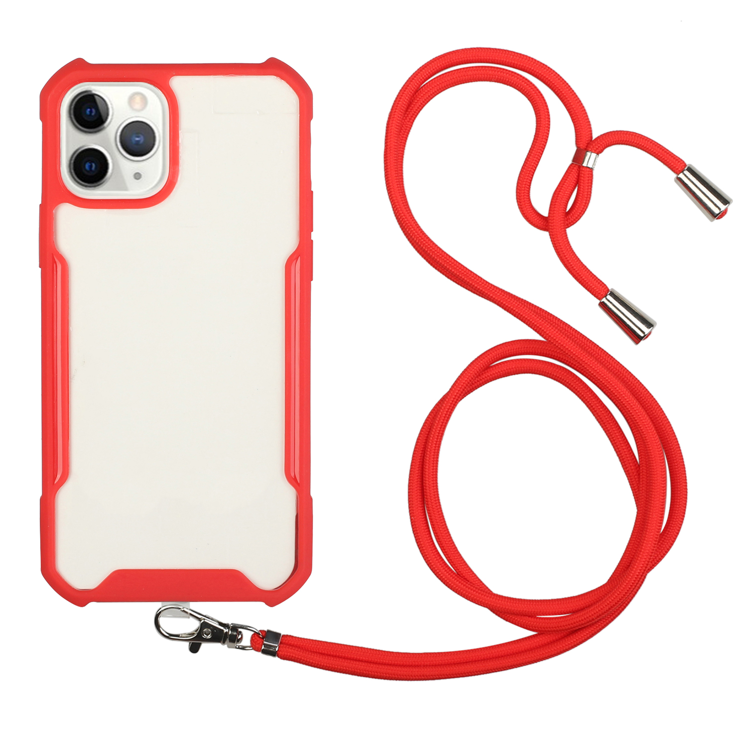 Acrylic + TPU Ударопрочный Чехол Для Телефона С Ремешком Для IPhone 12 Mini - Красный, iPhone 12 mini
Acrylic + TPU Ударопрочный Чехол Для Телефона С Ремешком Для IPhone 12 Mini - Красный, iPhone 12 mini
