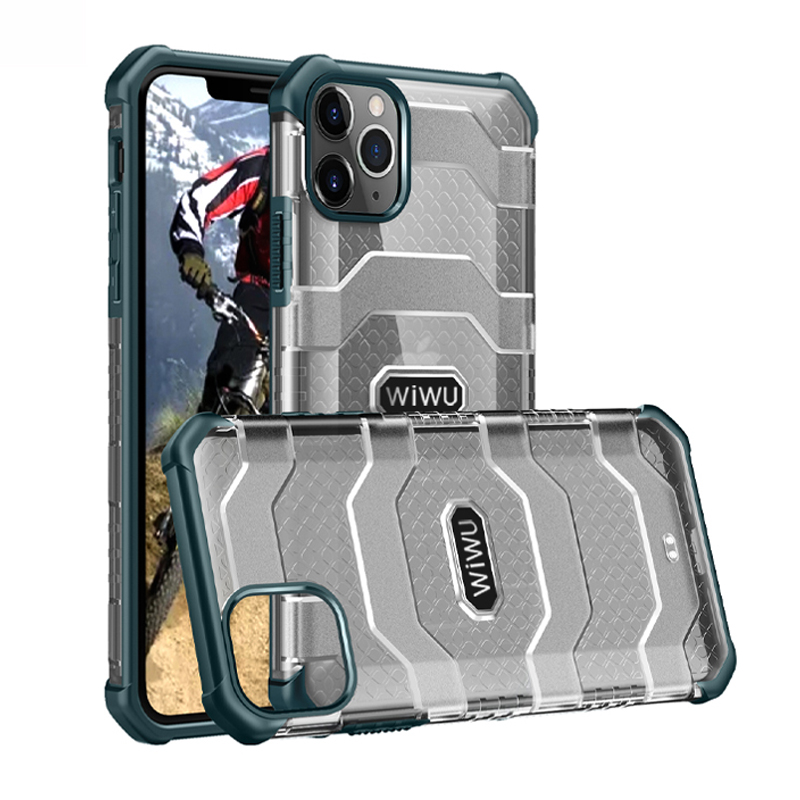 WIWU Hard PC Panel + Soft TPU Edge Non-slip Hybrid Cover for iPhone 12 Pro Max - Blackish Green, iPhone 12 Pro Max
WIWU Hard PC Panel + Soft TPU Edge Non-slip Hybrid Cover for iPhone 12 Pro Max - Blackish Green, iPhone 12 Pro Max