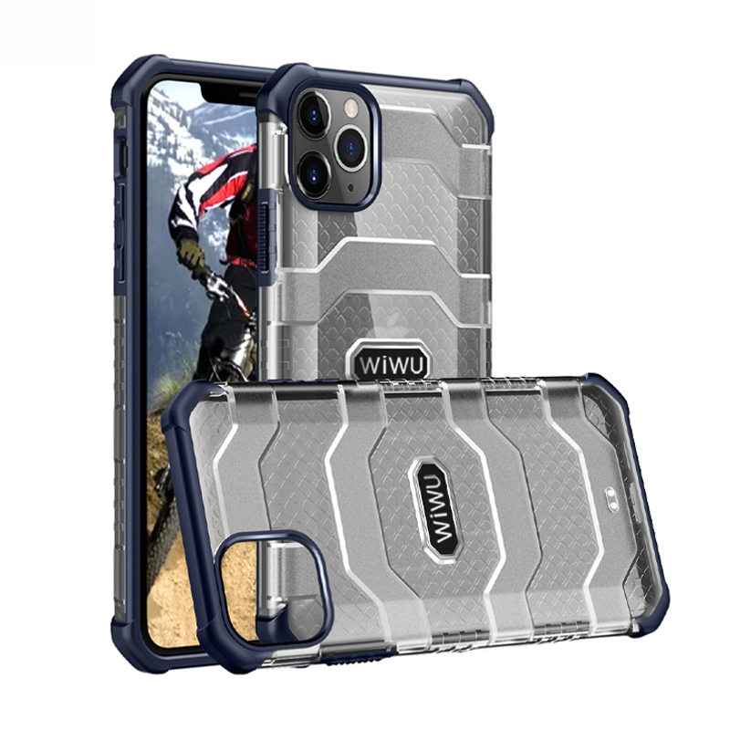 WIWU Hard PC Panel + Soft TPU Edge Non-slip Hybrid Cover for iPhone 12 Pro Max - Blue, iPhone 12 Pro Max
WIWU Hard PC Panel + Soft TPU Edge Non-slip Hybrid Cover for iPhone 12 Pro Max - Blue, iPhone 12 Pro Max