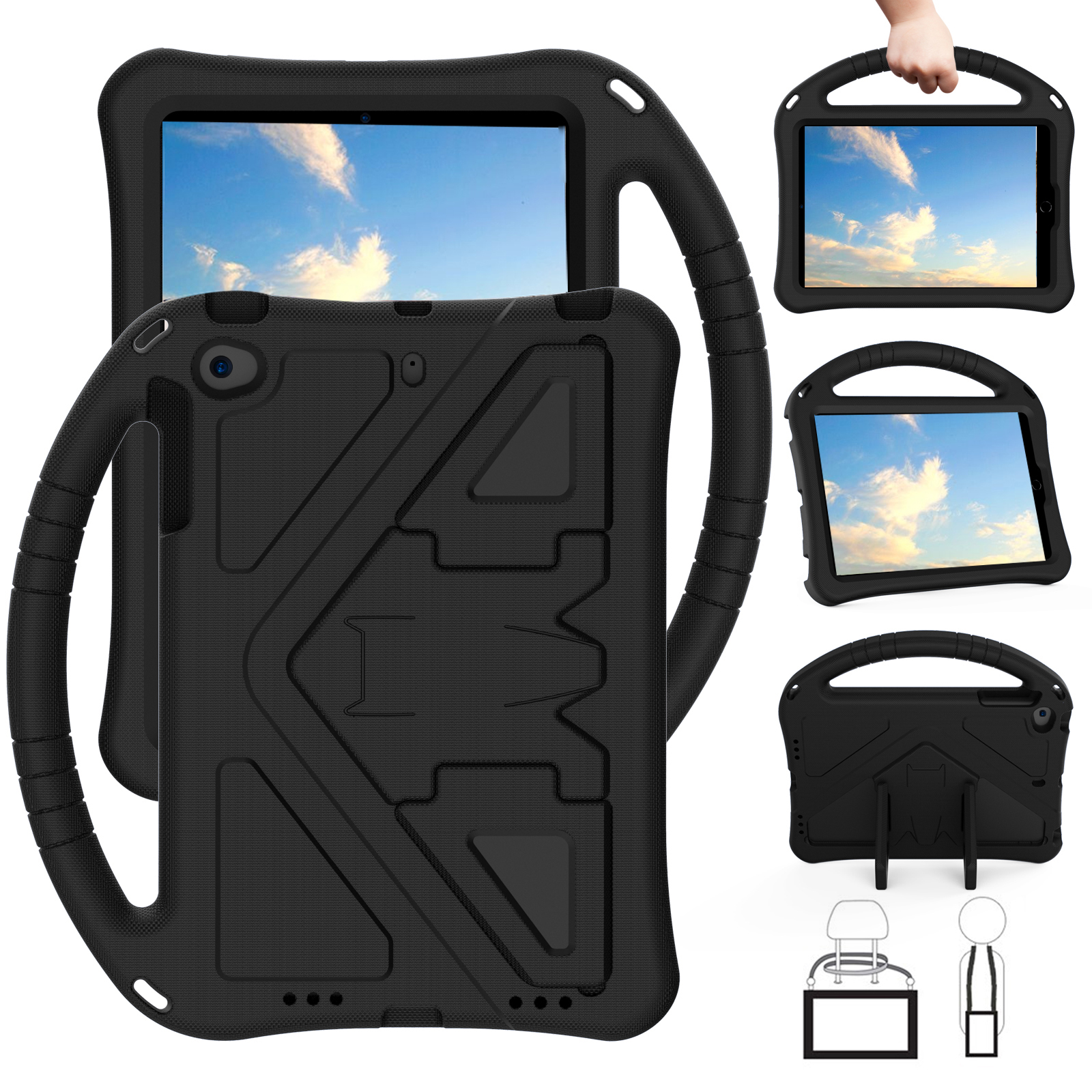 Кейк-стена Дизайна Амортизируется Ручной Корпус EVA Для Ipad Mini 4/(2019) 7,9 Дюйма - Черный, iPad mini (2019) 7.9 inch
Кейк-стена Дизайна Амортизируется Ручной Корпус EVA Для Ipad Mini 4/(2019) 7,9 Дюйма - Черный, iPad mini (2019) 7.9 inch