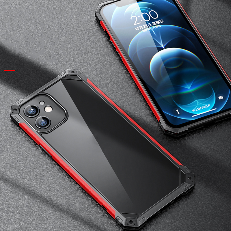 IPAKY Высокий Прозрачный Акриловый + ТПУ Защитная Крышка Кадра Для IPhone 12 Pro / IPhone 12 - Чернить / Красный, iPhone 12 Pro
IPAKY Высокий Прозрачный Акриловый + ТПУ Защитная Крышка Кадра Для IPhone 12 Pro / IPhone 12 - Чернить / Красный, iPhone 12 Pro