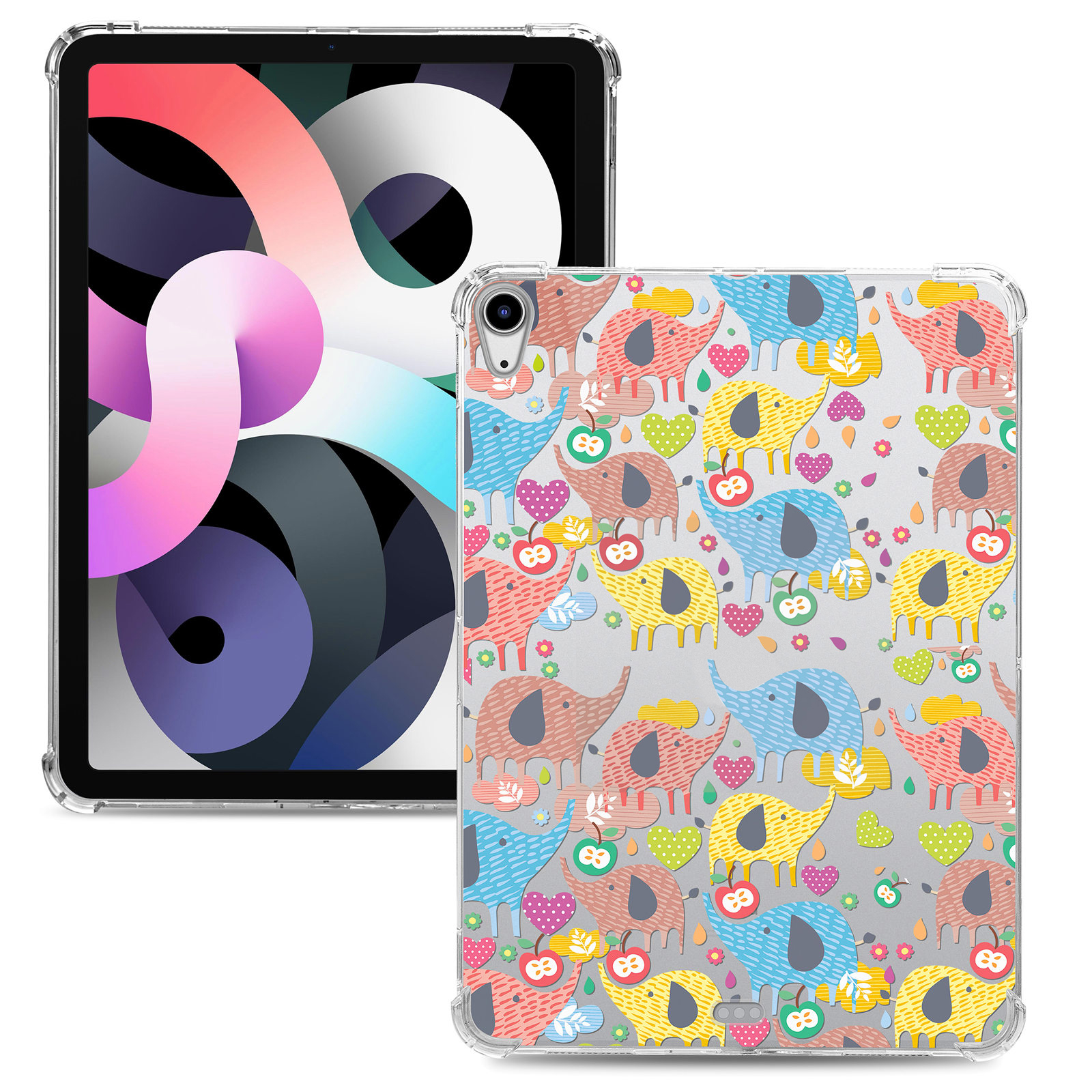 Pattern Pritnting Soft TPU Tablet Case for iPad Air (2020)/Air (2022) - Rainbow Elephant, iPad Air (2020)
Pattern Pritnting Soft TPU Tablet Case for iPad Air (2020)/Air (2022) - Rainbow Elephant, iPad Air (2020)