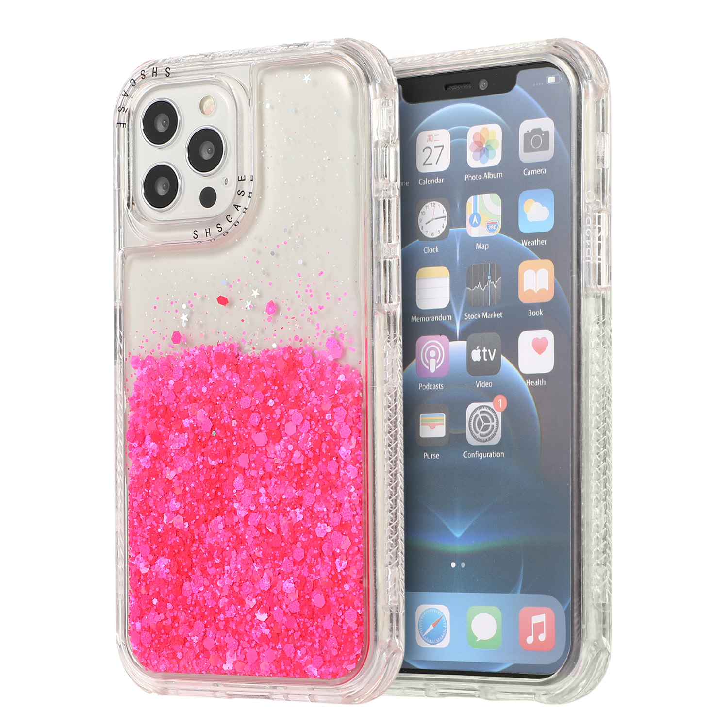 Блестящий Порошок Жесткий PC + TPU Телефонный Чехол Для IPhone 12 Mini - Роза, iPhone 12 mini
Блестящий Порошок Жесткий PC + TPU Телефонный Чехол Для IPhone 12 Mini - Роза, iPhone 12 mini