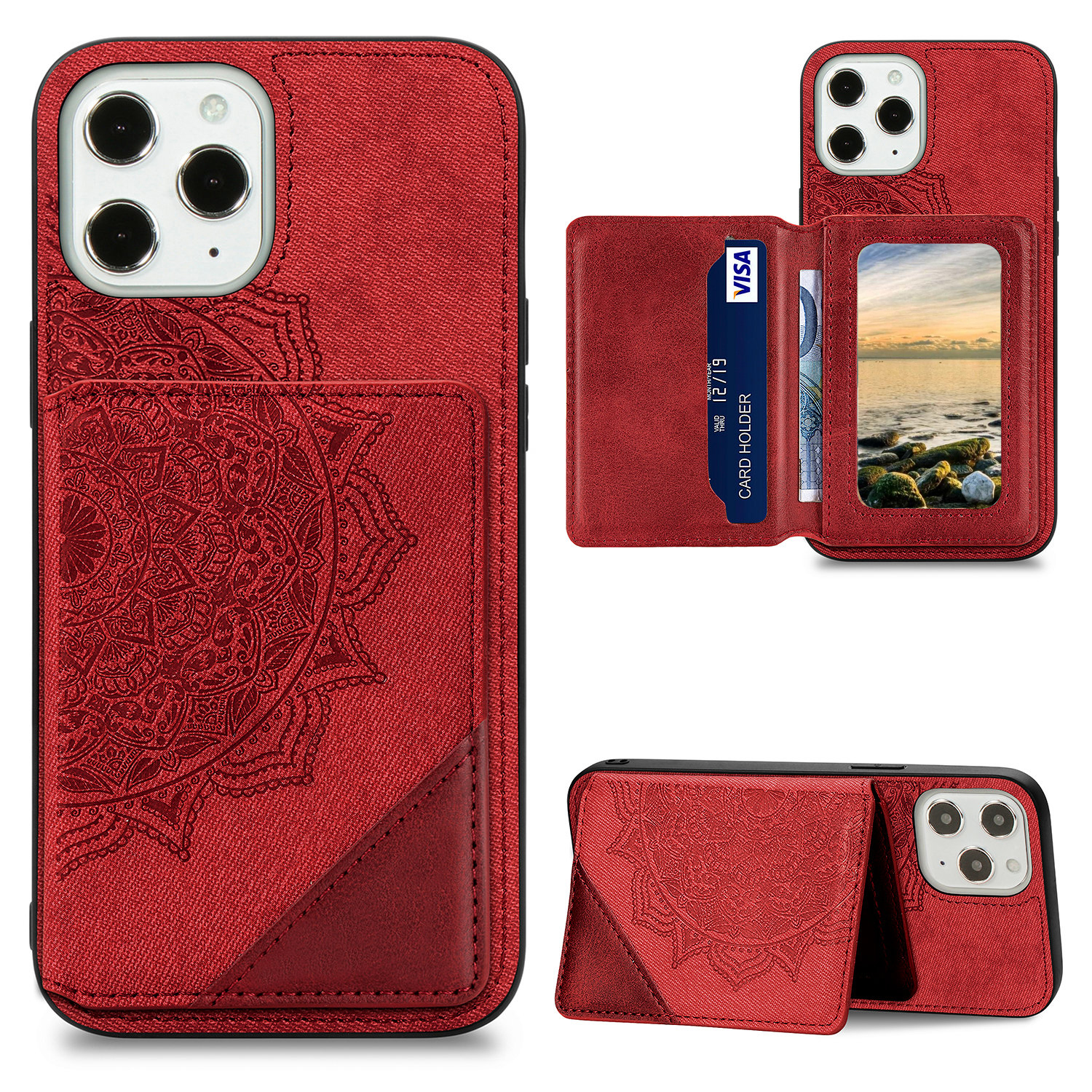Флаучный Рисунок Мандалы Pu+tpu Case Stand Case Skellet Для Iphone 12 Pro Max - Красный, iPhone 12 Pro Max
Флаучный Рисунок Мандалы Pu+tpu Case Stand Case Skellet Для Iphone 12 Pro Max - Красный, iPhone 12 Pro Max