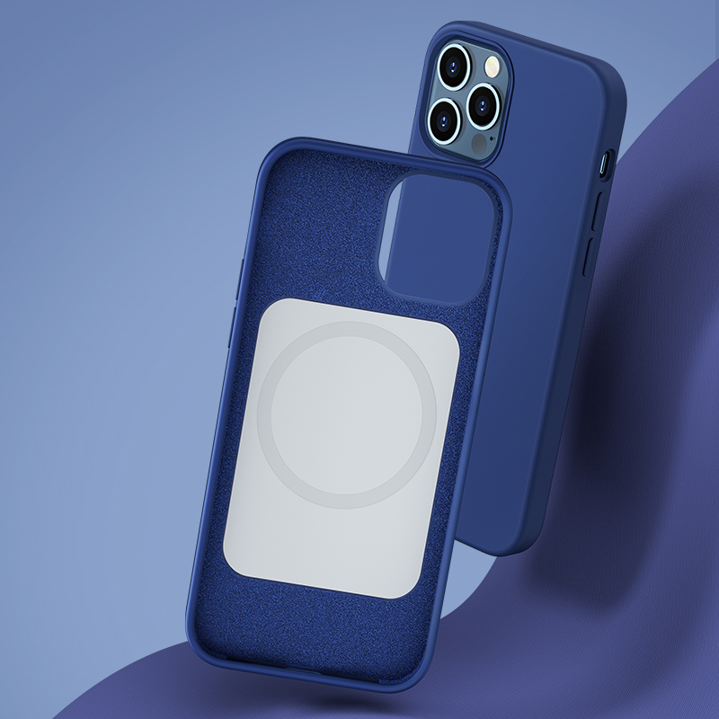 BENKS Apple MFM Certified Magnetic Liquid Silicone Phone Case with Magsafe for iPhone 12 Pro Max - Blue, iPhone 12 Pro Max
BENKS Apple MFM Certified Magnetic Liquid Silicone Phone Case with Magsafe for iPhone 12 Pro Max - Blue, iPhone 12 Pro Max