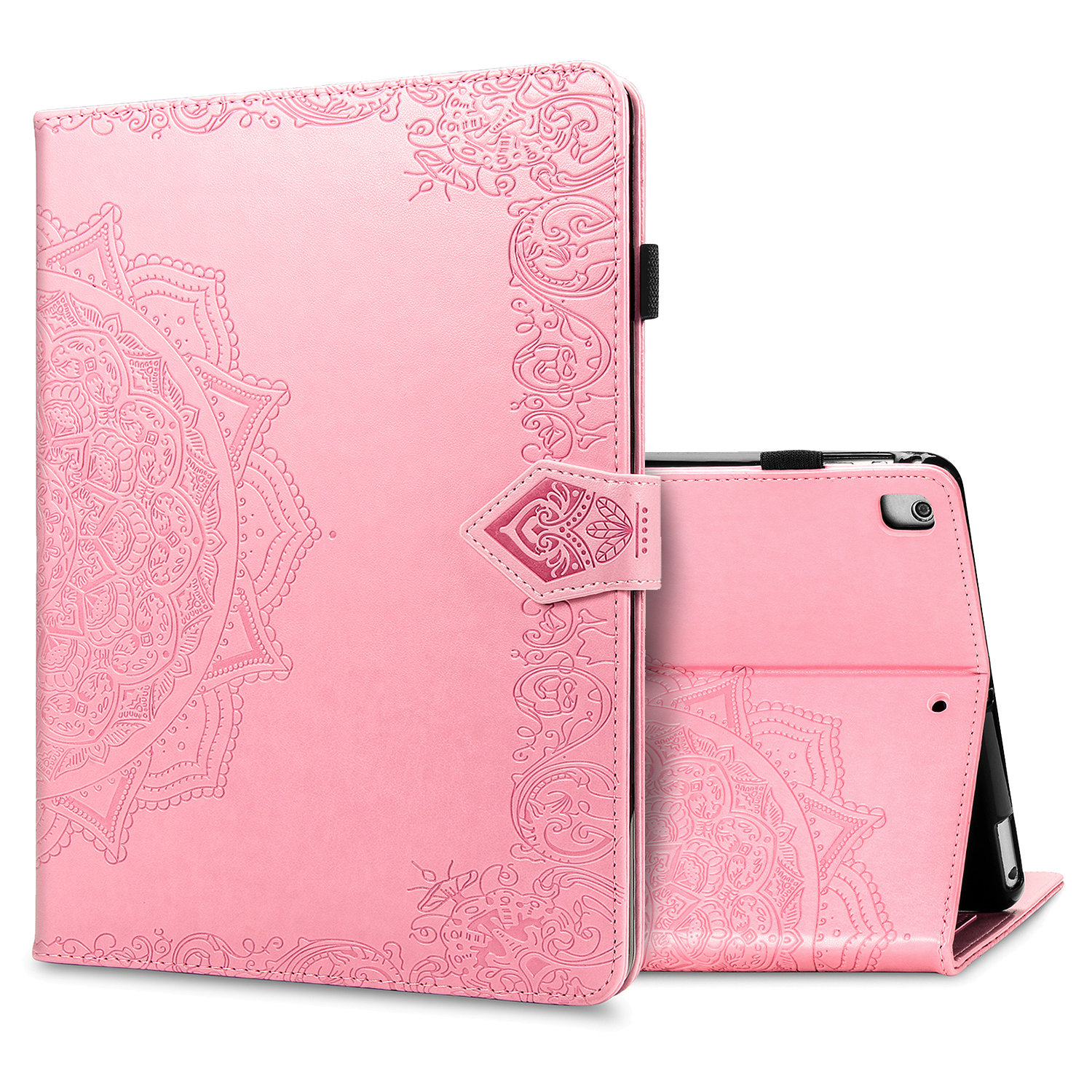 Mandala Pattern Imprinting Design Card Slots Leather Tablet Protective Shell with Stand for iPad 9.7-inch (2017)/(2018)/Air (2013) - Pink, iPad 9.7-inch (2018)
Mandala Pattern Imprinting Design Card Slots Leather Tablet Protective Shell with Stand for iPad 9.7-inch (2017)/(2018)/Air (2013) - Pink, iPad 9.7-inch (2018)