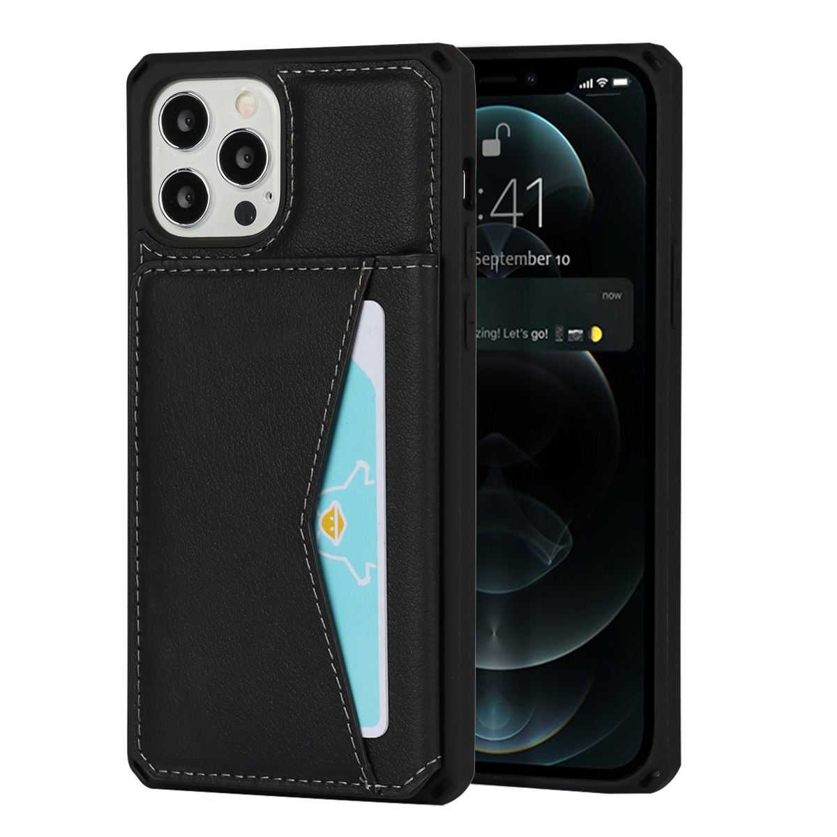 Корпус TPU Из Натуральной Кожи С Слотами Для Карт И Китечкой Для IPhone 12 Pro / iPhone 12. - Чернить, iPhone 12 Pro
Корпус TPU Из Натуральной Кожи С Слотами Для Карт И Китечкой Для IPhone 12 Pro / iPhone 12. - Чернить, iPhone 12 Pro