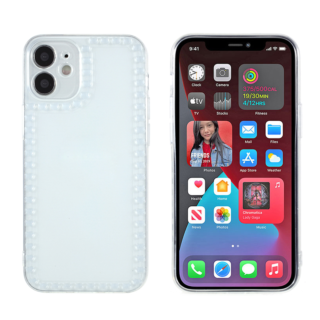 Solid Color Heart Pattern Frame Decor Soft TPU Cover Phone Case Protector for iPhone 12 mini - Transparent, iPhone 12 mini
Solid Color Heart Pattern Frame Decor Soft TPU Cover Phone Case Protector for iPhone 12 mini - Transparent, iPhone 12 mini
