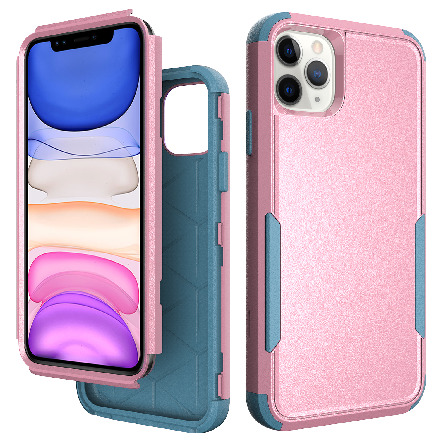 Полная Защита от Амортизатора TPU + PC Hybrid Phone Case Для Iphone 11 Pro 5,8 Дюйма - Розовый/синий, iPhone 11 Pro 5.8 inch
Полная Защита от Амортизатора TPU + PC Hybrid Phone Case Для Iphone 11 Pro 5,8 Дюйма - Розовый/синий, iPhone 11 Pro 5.8 inch