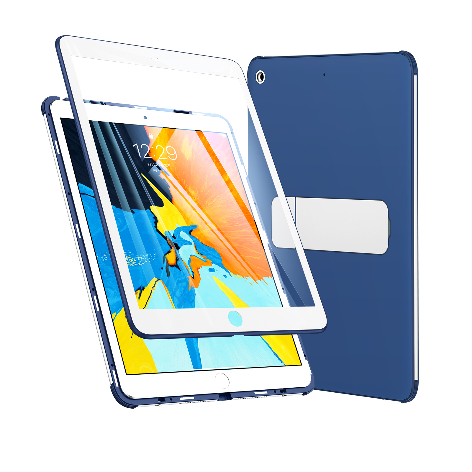 Magnetic Installation Metal Frame + Tempered Glass + PU Leather Protective Case for iPad Air (2020) - Dark Blue, iPad Air (2020)
Magnetic Installation Metal Frame + Tempered Glass + PU Leather Protective Case for iPad Air (2020) - Dark Blue, iPad Air (2020)