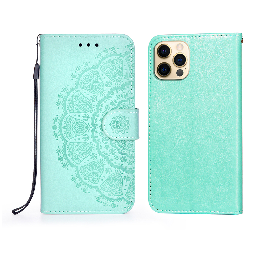 Imprint Mandala Flower Leather Cover Cover Cover Для Iphone 12 Pro / iPhone 12 - Зеленый, iPhone 12 Pro
Imprint Mandala Flower Leather Cover Cover Cover Для Iphone 12 Pro / iPhone 12 - Зеленый, iPhone 12 Pro