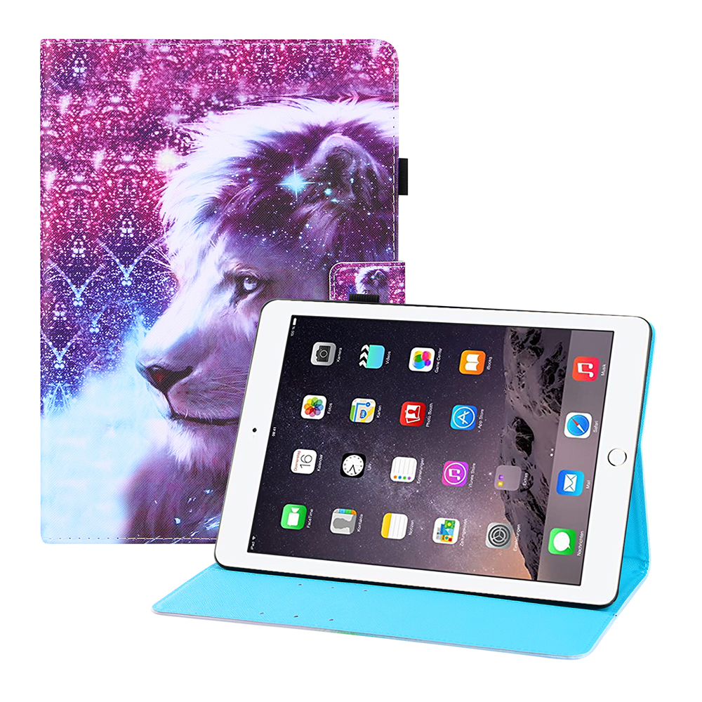 Печать с Узором Полная Защита Кожаная Кошелька Для Таблеток Для Ipad Air (2013)/Air 2/9,7 Дюйма (2017) /9,7 Дюйма (2018)/Pro 9,7 Дюйма (2016) - Лев, iPad Air 2
Печать с Узором Полная Защита Кожаная Кошелька Для Таблеток Для Ipad Air (2013)/Air 2/9,7 Дюйма (2017) /9,7 Дюйма (2018)/Pro 9,7 Дюйма (2016) - Лев, iPad Air 2