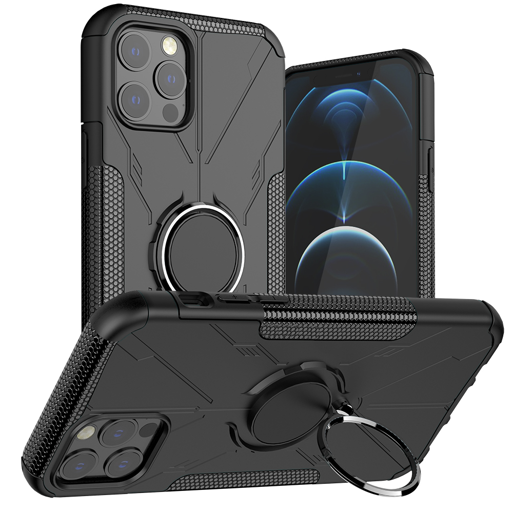 Качественный Ударный PC + TPU Phone Shell с Кольцевой Подставкой Для Iphone 12 Pro Max - Черный, iPhone 12 Pro Max
Качественный Ударный PC + TPU Phone Shell с Кольцевой Подставкой Для Iphone 12 Pro Max - Черный, iPhone 12 Pro Max
