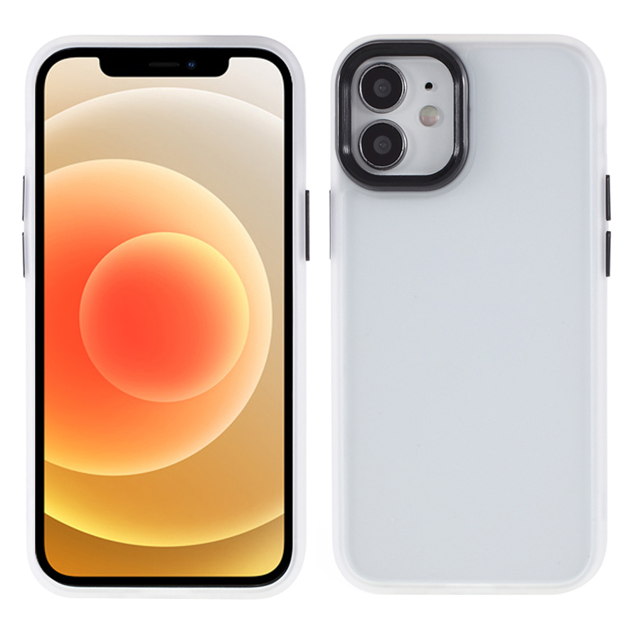 Hard Acrylic + Soft TPU Matte Surface Phone Cover Case for iPhone 12 mini - White, iPhone 12 mini
Hard Acrylic + Soft TPU Matte Surface Phone Cover Case for iPhone 12 mini - White, iPhone 12 mini