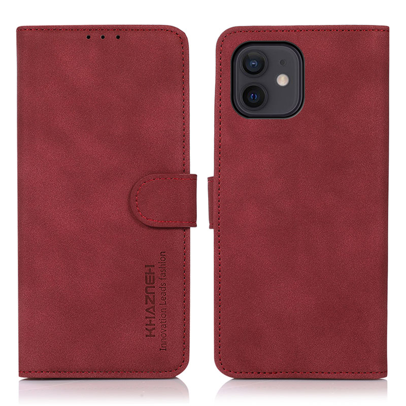 KHAZNEH Wallet Design Full Protection Textured Leather Phone Cover Case with Stand for iPhone 12/12 Pro - Red, iPhone 12 Pro
KHAZNEH Wallet Design Full Protection Textured Leather Phone Cover Case with Stand for iPhone 12/12 Pro - Red, iPhone 12 Pro