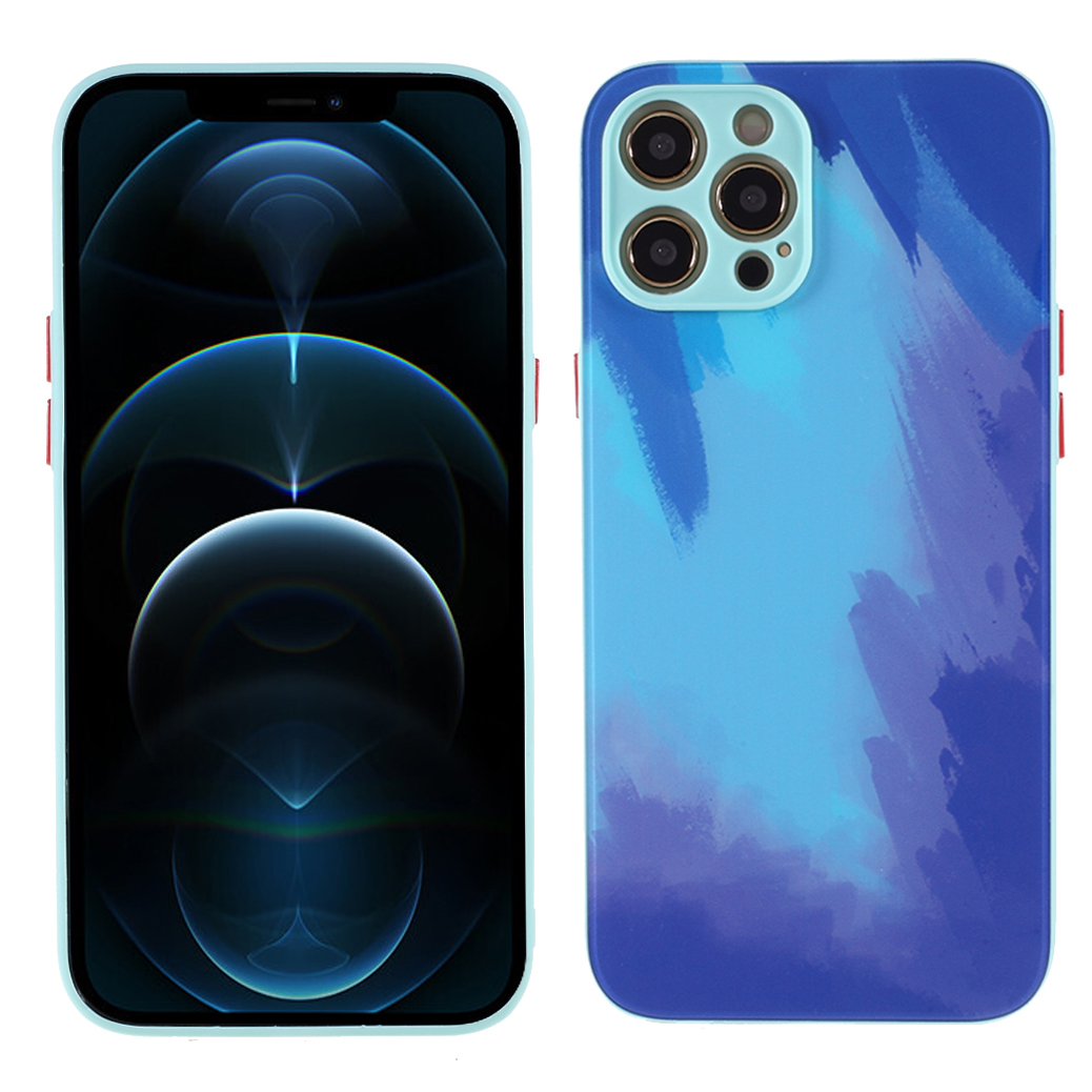 Stylish Watercolor Pattern Design Well-Protected Tempered Glass + TPU Edge Case for iPhone 12 Pro - Dark Blue, iPhone 12 Pro
Stylish Watercolor Pattern Design Well-Protected Tempered Glass + TPU Edge Case for iPhone 12 Pro - Dark Blue, iPhone 12 Pro