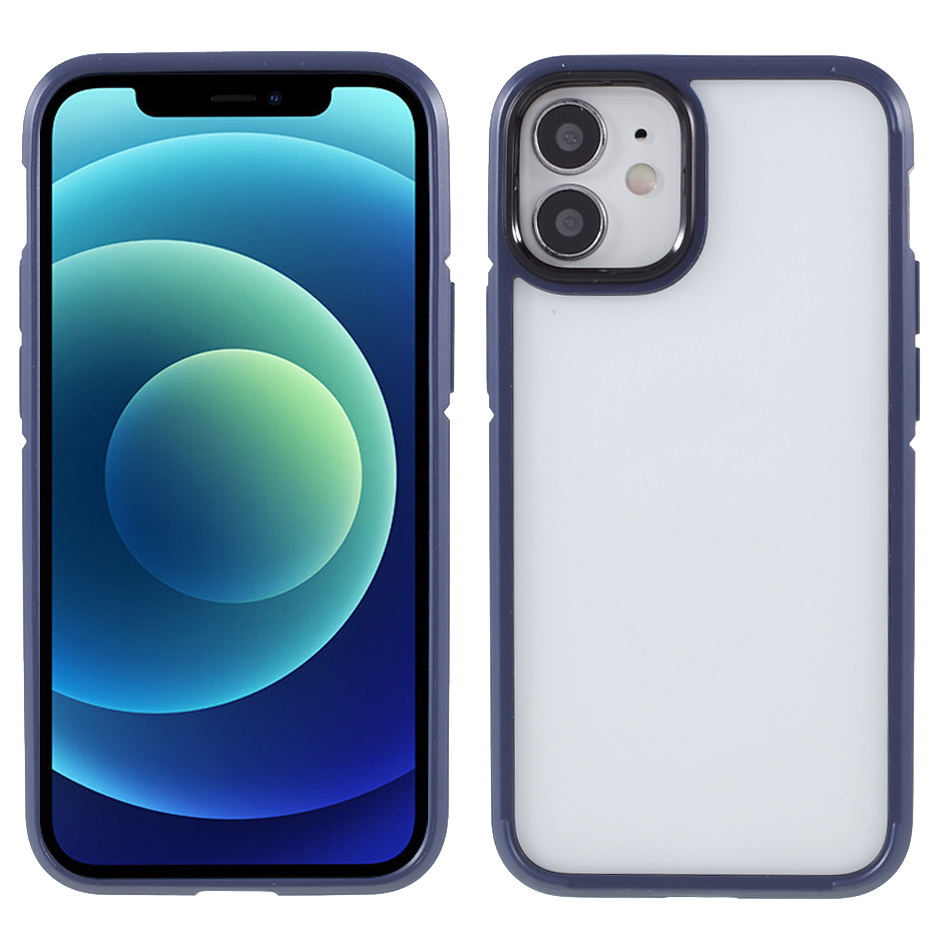 Двухцветный Дизайн Рамы Прозрачная Гибридная Чехла Для Iphone 12/12 Pro - Темно-синий, iPhone 12
Двухцветный Дизайн Рамы Прозрачная Гибридная Чехла Для Iphone 12/12 Pro - Темно-синий, iPhone 12