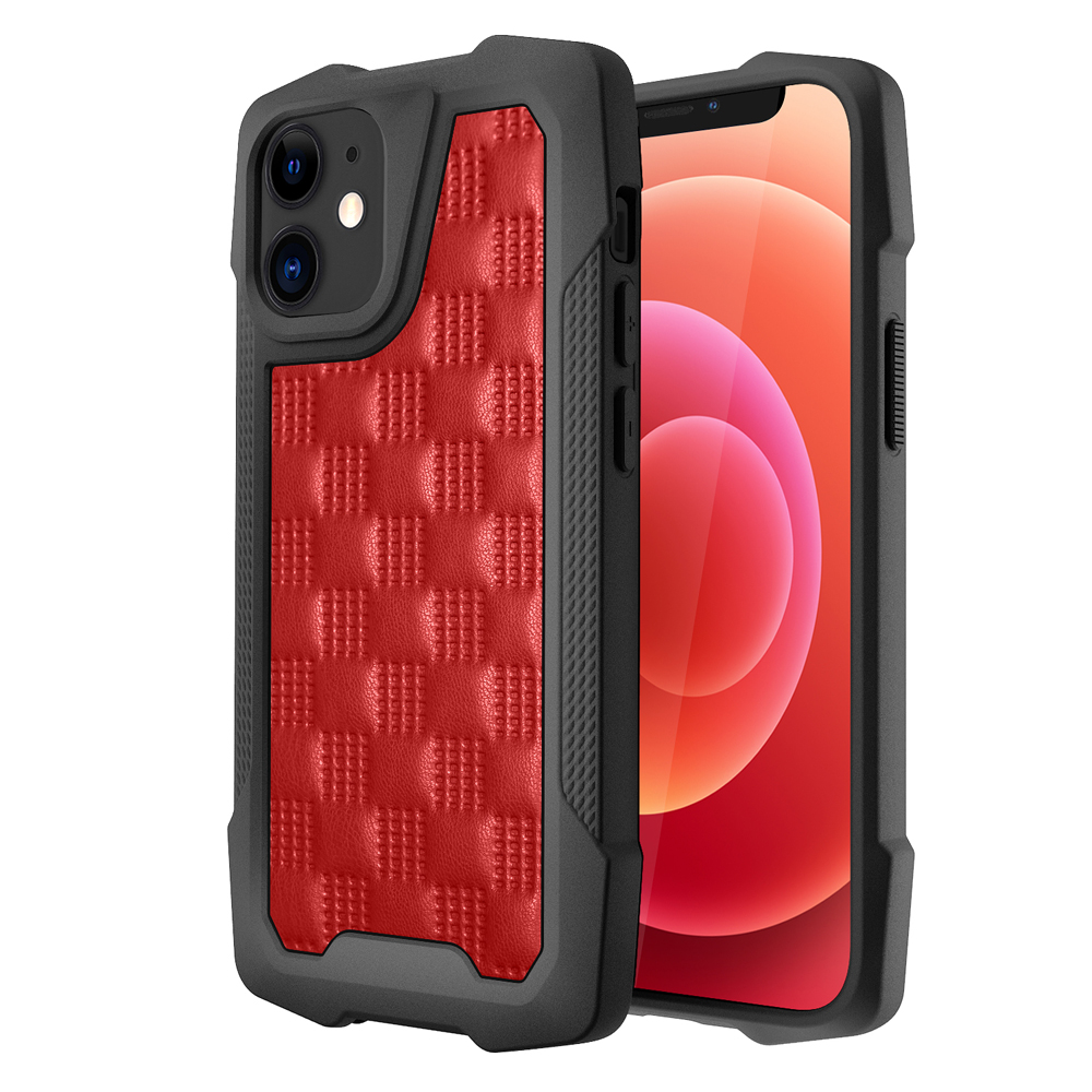 Shockproof PC+TPU Leather Coated Mobile Phone Protective Case Cover for iPhone 12 mini - Red, iPhone 12 mini
Shockproof PC+TPU Leather Coated Mobile Phone Protective Case Cover for iPhone 12 mini - Red, iPhone 12 mini