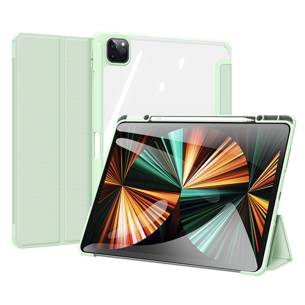 Dux Ducis Toby Series Tri-cold Stand Smart Premium Leather Cover Cake Для Ipad Pro 12,9-дюймовый 2021/2020/2018 - Светло-зеленый, iPad Pro 12.9 (2022)
Dux Ducis Toby Series Tri-cold Stand Smart Premium Leather Cover Cake Для Ipad Pro 12,9-дюймовый 2021/2020/2018 - Светло-зеленый, iPad Pro 12.9 (2022)