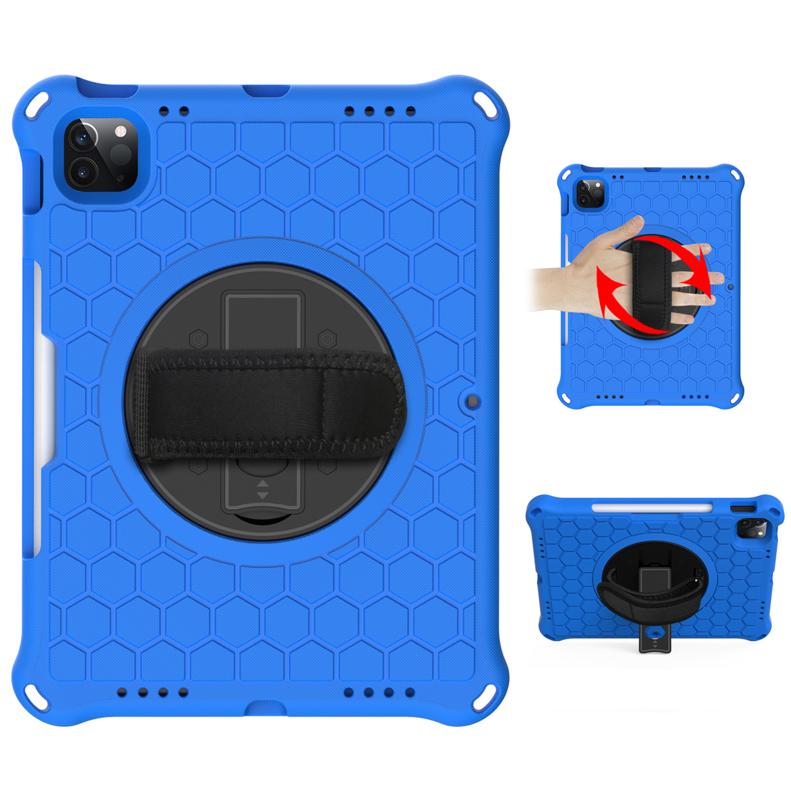 Honeycomb Texture Protector EVA + Plastic Tablet Case for iPad Pro 11-inch (2022) / (2021) / (2020) / (2018) - Blue / Black, iPad Pro 11 (2021)
Honeycomb Texture Protector EVA + Plastic Tablet Case for iPad Pro 11-inch (2022) / (2021) / (2020) / (2018) - Blue / Black, iPad Pro 11 (2021)