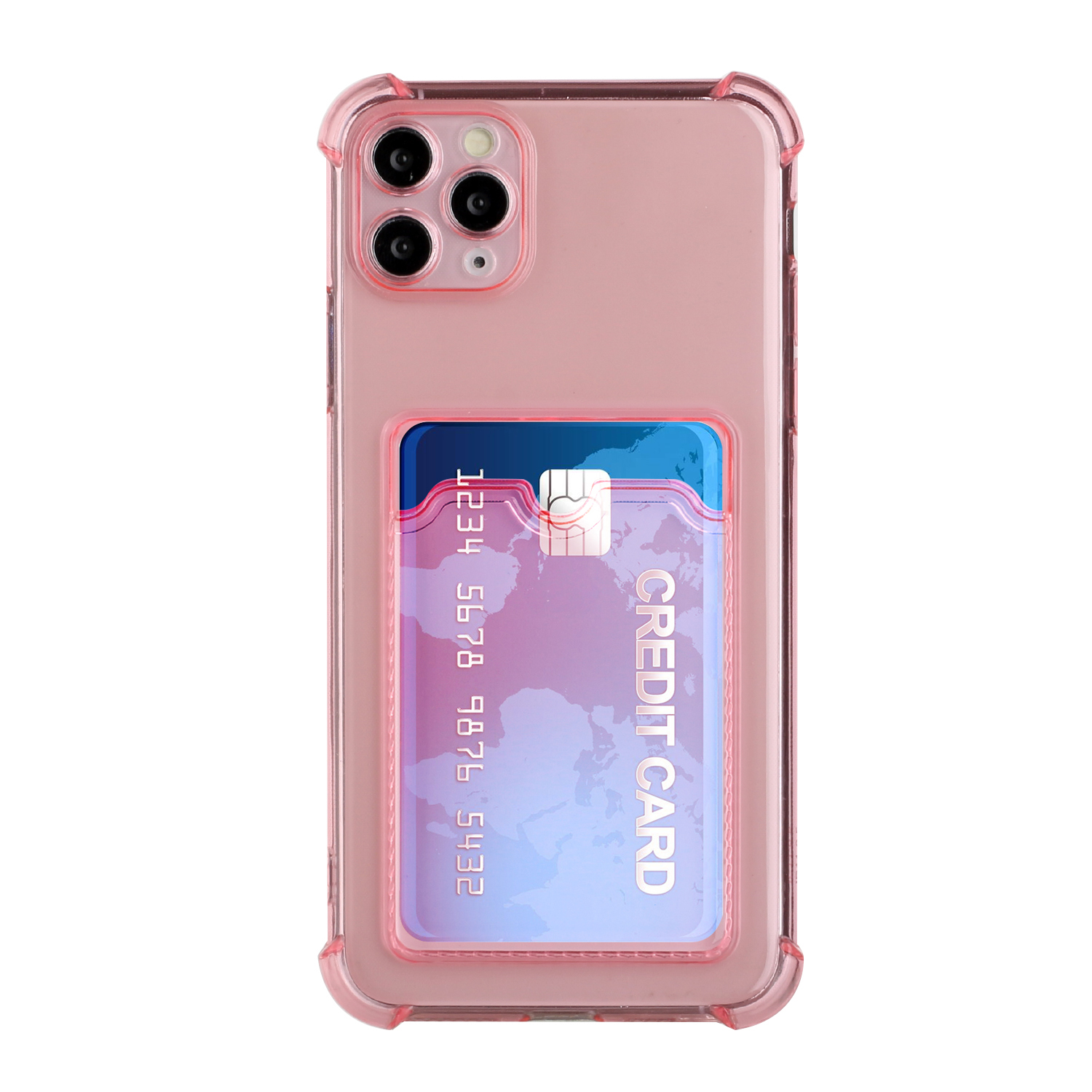 Transparent TPU Shockproof Cell Phone Case Shell Protector with Card Holder for iPhone 11 Pro 5.8 inch - Pink, iPhone 11 Pro 5.8 inch
Transparent TPU Shockproof Cell Phone Case Shell Protector with Card Holder for iPhone 11 Pro 5.8 inch - Pink, iPhone 11 Pro 5.8 inch