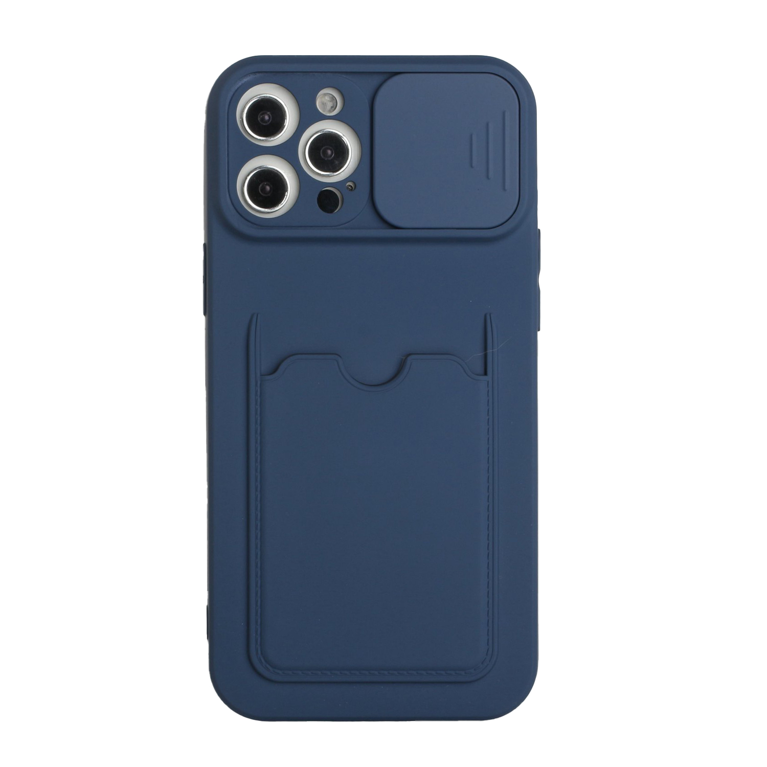 Card Slot Design Rubberized TPU Cover Case with Camera Protective Slider for iPhone 12 Pro Max 6.7 inch - Dark Blue, iPhone 12 Pro Max
Card Slot Design Rubberized TPU Cover Case with Camera Protective Slider for iPhone 12 Pro Max 6.7 inch - Dark Blue, iPhone 12 Pro Max