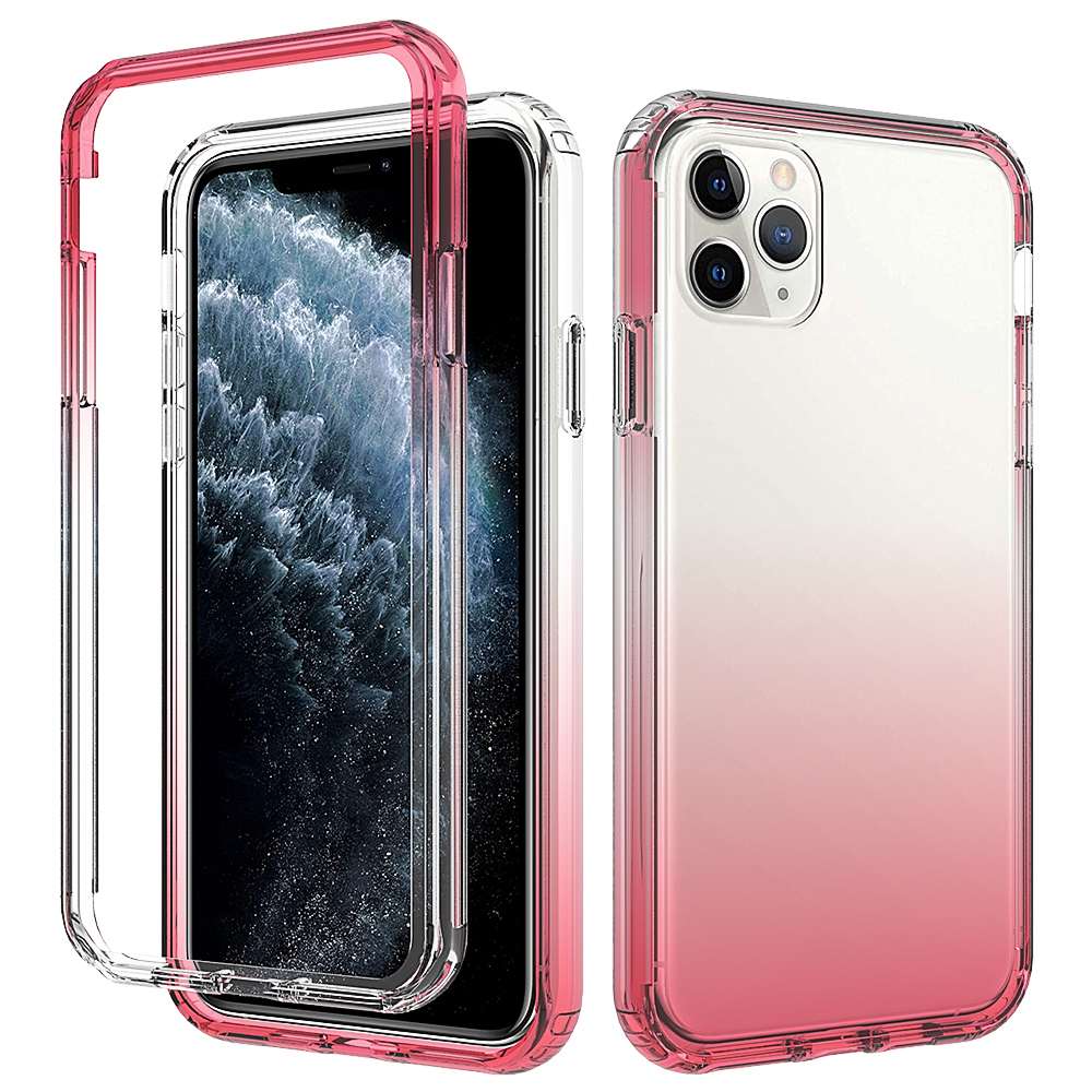 Drop Protection Gradient Dual Layer Hybrid Protection Hard PC Bumper & Soft TPU Shell Cover for iPhone 11 Pro Max - Red, iPhone 11 Pro Max 6.5 inch
Drop Protection Gradient Dual Layer Hybrid Protection Hard PC Bumper & Soft TPU Shell Cover for iPhone 11 Pro Max - Red, iPhone 11 Pro Max 6.5 inch