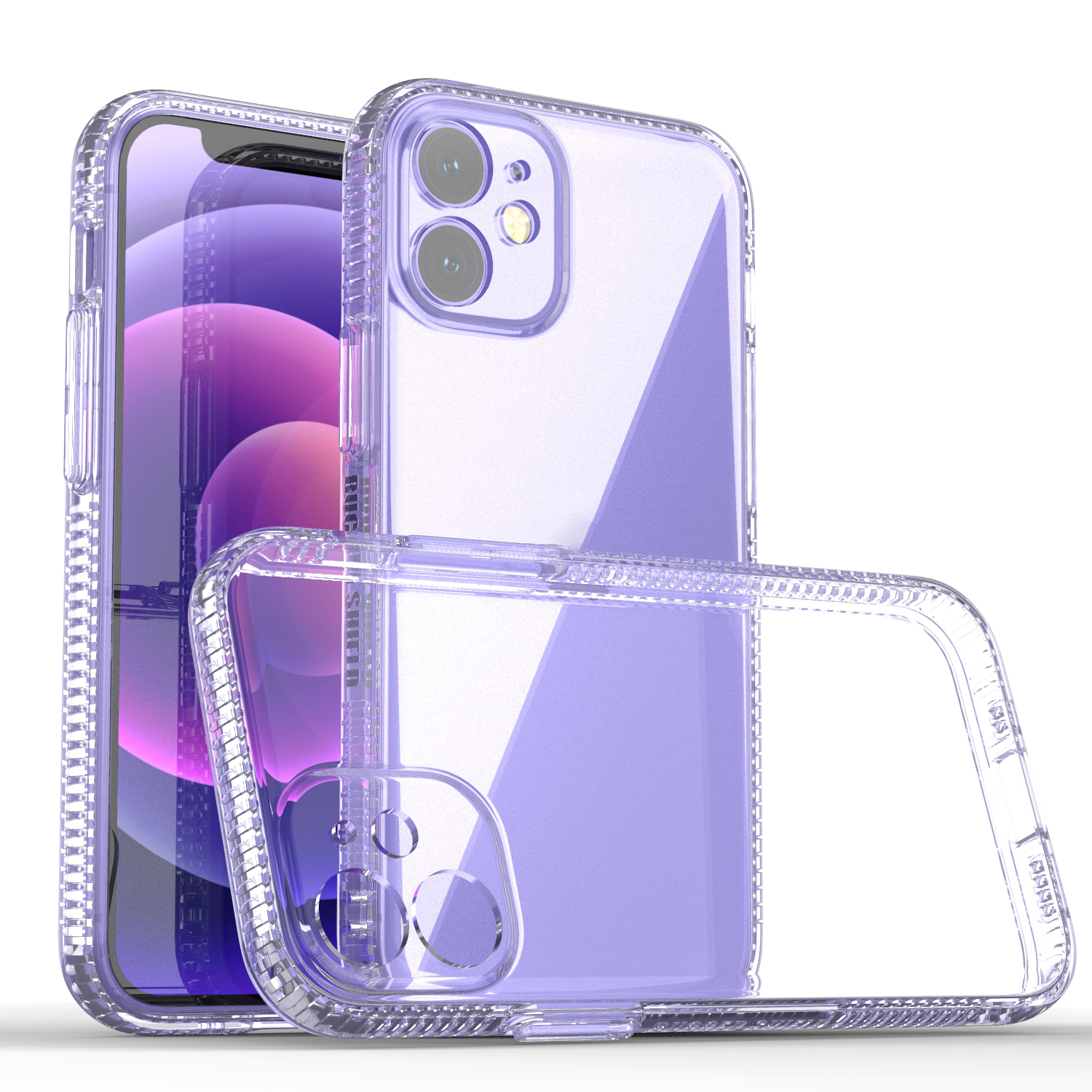 Ultra Clear Anti Slip Frame Soft TPU Full Protection Phone Case for iPhone 12 mini 5.4 inch - Transparent, iPhone 12 mini
Ultra Clear Anti Slip Frame Soft TPU Full Protection Phone Case for iPhone 12 mini 5.4 inch - Transparent, iPhone 12 mini
