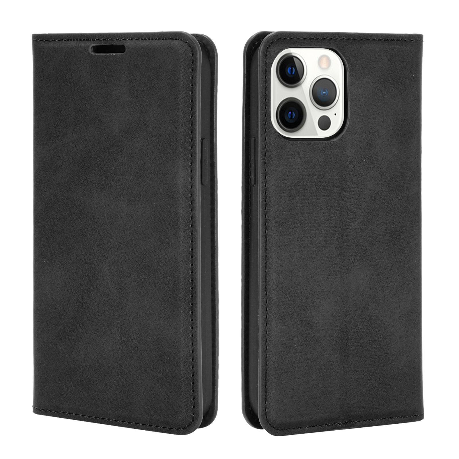 Wallet Design Smooth Leather Cover Auto-Absorbed Protective Case with Stand for iPhone 12 Pro Max 6.7 inch - Black, iPhone 12 Pro Max
Wallet Design Smooth Leather Cover Auto-Absorbed Protective Case with Stand for iPhone 12 Pro Max 6.7 inch - Black, iPhone 12 Pro Max