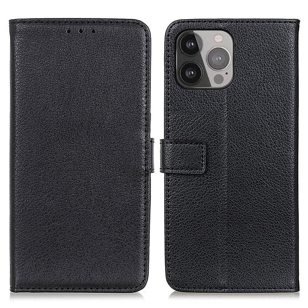 Litchi Texture Leather Strong Magnet Wallet Case Cover with Stand for iPhone 13 Pro Max 6.7 inch - Black, iPhone 13 Pro Max
Litchi Texture Leather Strong Magnet Wallet Case Cover with Stand for iPhone 13 Pro Max 6.7 inch - Black, iPhone 13 Pro Max