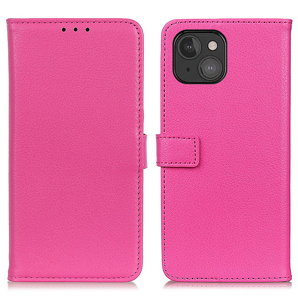 Magnetic Closing Litchi Skin Leather Wallet Stand Case for iPhone 13 mini 5.4 inch - Rose, iPhone 13 mini
Magnetic Closing Litchi Skin Leather Wallet Stand Case for iPhone 13 mini 5.4 inch - Rose, iPhone 13 mini