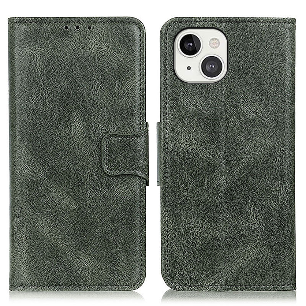 Crazy Horse PU Leather Wallet Protective Case Shell with Stand for iPhone 13 6.1-inch - Green, iPhone 13
Crazy Horse PU Leather Wallet Protective Case Shell with Stand for iPhone 13 6.1-inch - Green, iPhone 13