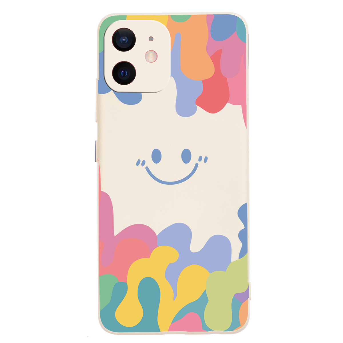 Smiling Face Pattern Printing Liquid Silicone Cell Phone Back Case Cover for iPhone 12 6.1 inch - Beige, iPhone 12
Smiling Face Pattern Printing Liquid Silicone Cell Phone Back Case Cover for iPhone 12 6.1 inch - Beige, iPhone 12