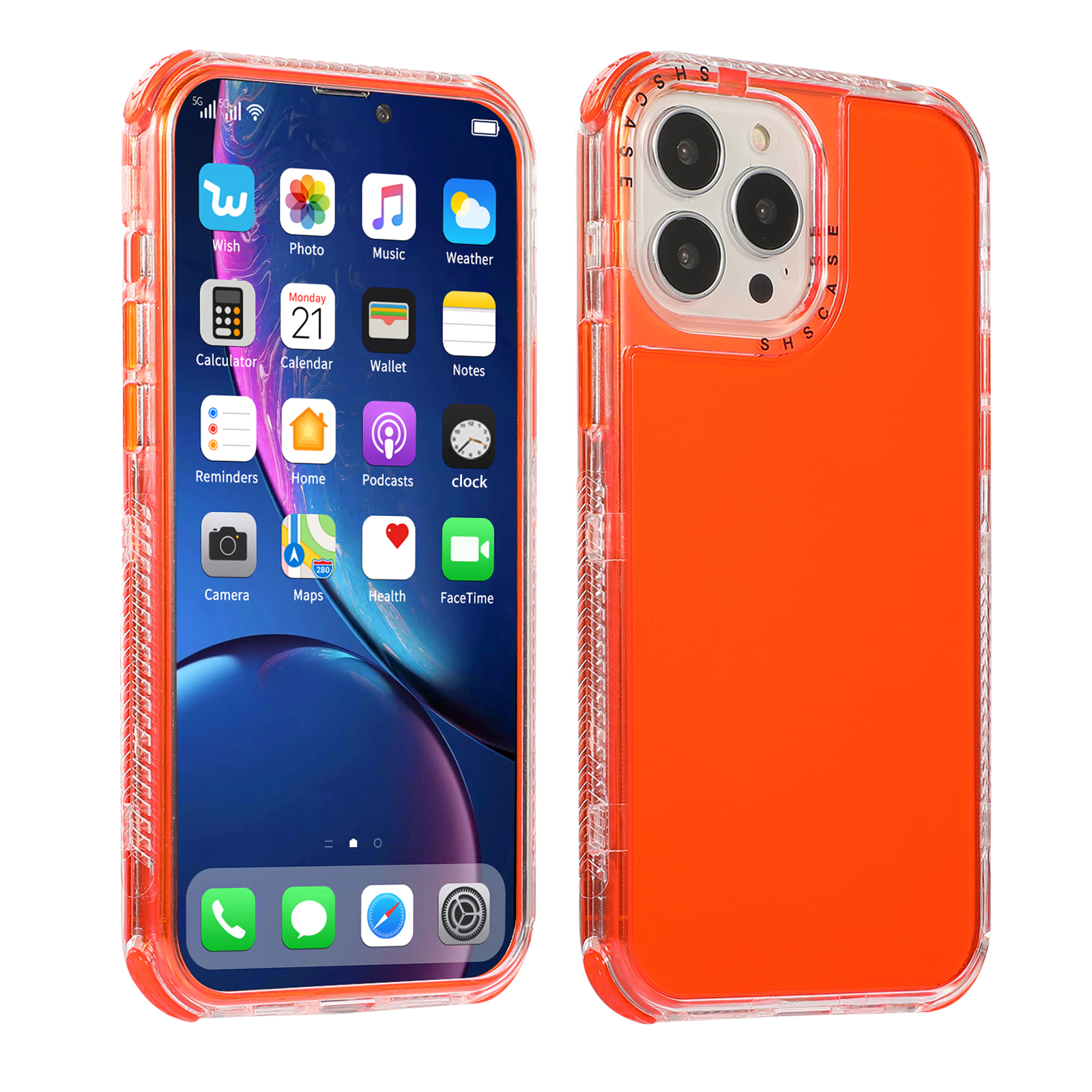 Полный Защитный Жесткий PC + TPU Телефонный Чехол Для IPhone 13 Mini 5,4 Дюйма - Апельсин, iPhone 13 mini
Полный Защитный Жесткий PC + TPU Телефонный Чехол Для IPhone 13 Mini 5,4 Дюйма - Апельсин, iPhone 13 mini