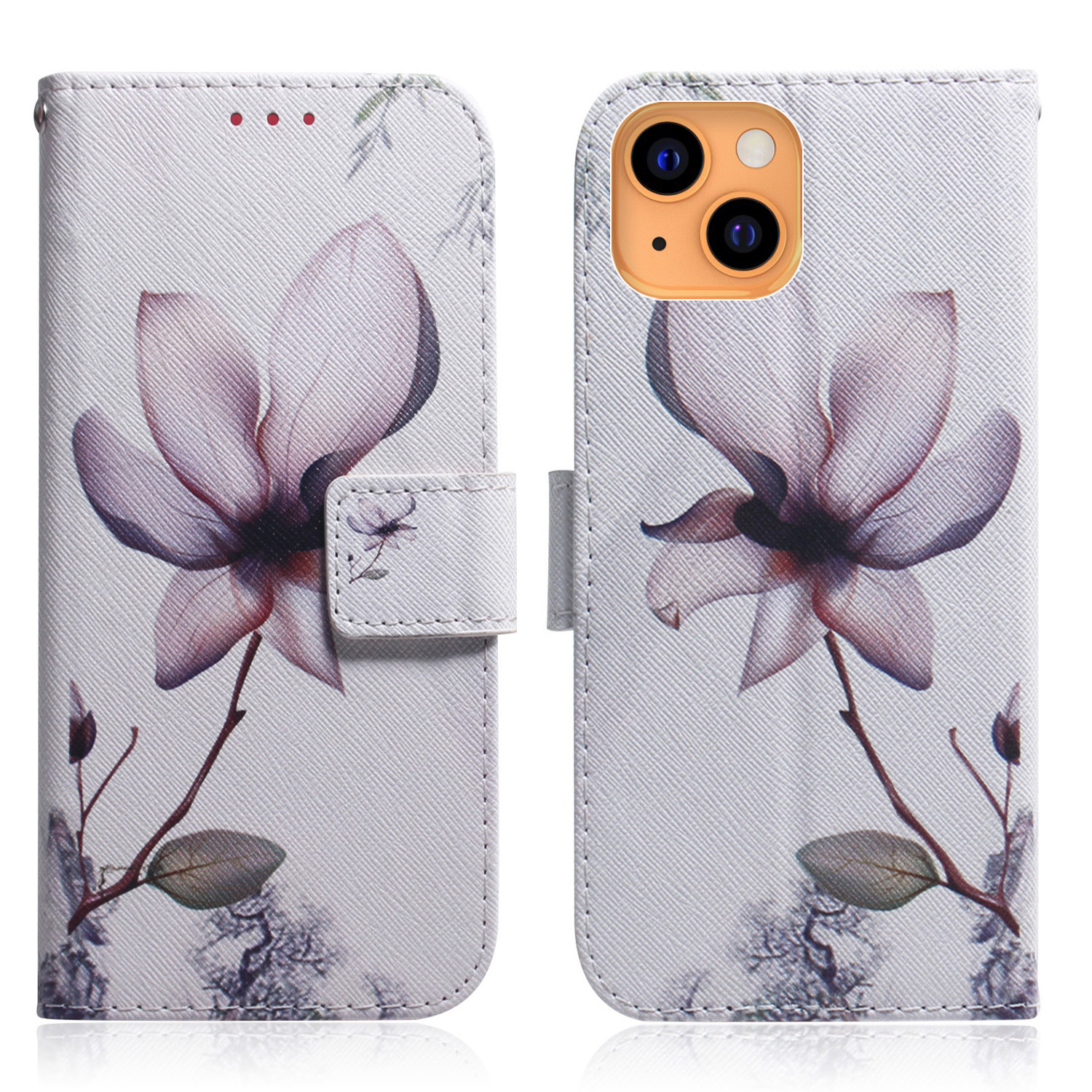 Pattern Printing PU Leather Wallet Leather Stand Folio Flip Protective Cover with Magnetic Closure for iPhone 13 6.1 inch - Lily, iPhone 13
Pattern Printing PU Leather Wallet Leather Stand Folio Flip Protective Cover with Magnetic Closure for iPhone 13 6.1 inch - Lily, iPhone 13