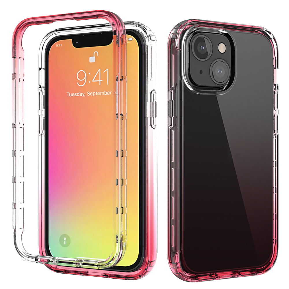 Drop-proof Transparent Gradient Color Clear TPU + PC Phone Shell for iPhone 13 6.1 inch - Red, iPhone 13
Drop-proof Transparent Gradient Color Clear TPU + PC Phone Shell for iPhone 13 6.1 inch - Red, iPhone 13