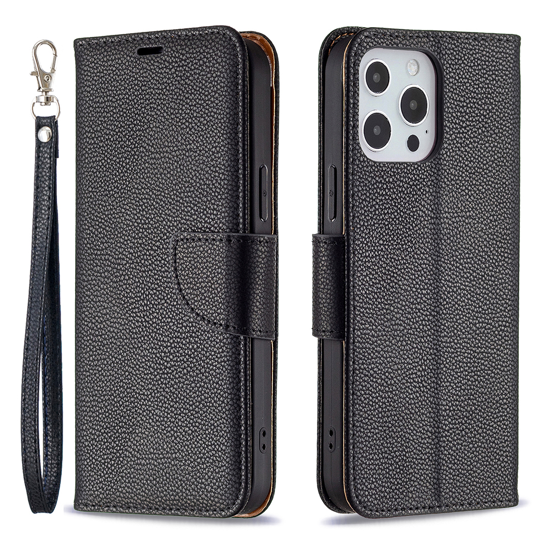Leather Cover Litchi Texture Phone Case with Wallet Stand Design for Apple iPhone 13 Pro Max - Black, iPhone 13 Pro Max
Leather Cover Litchi Texture Phone Case with Wallet Stand Design for Apple iPhone 13 Pro Max - Black, iPhone 13 Pro Max