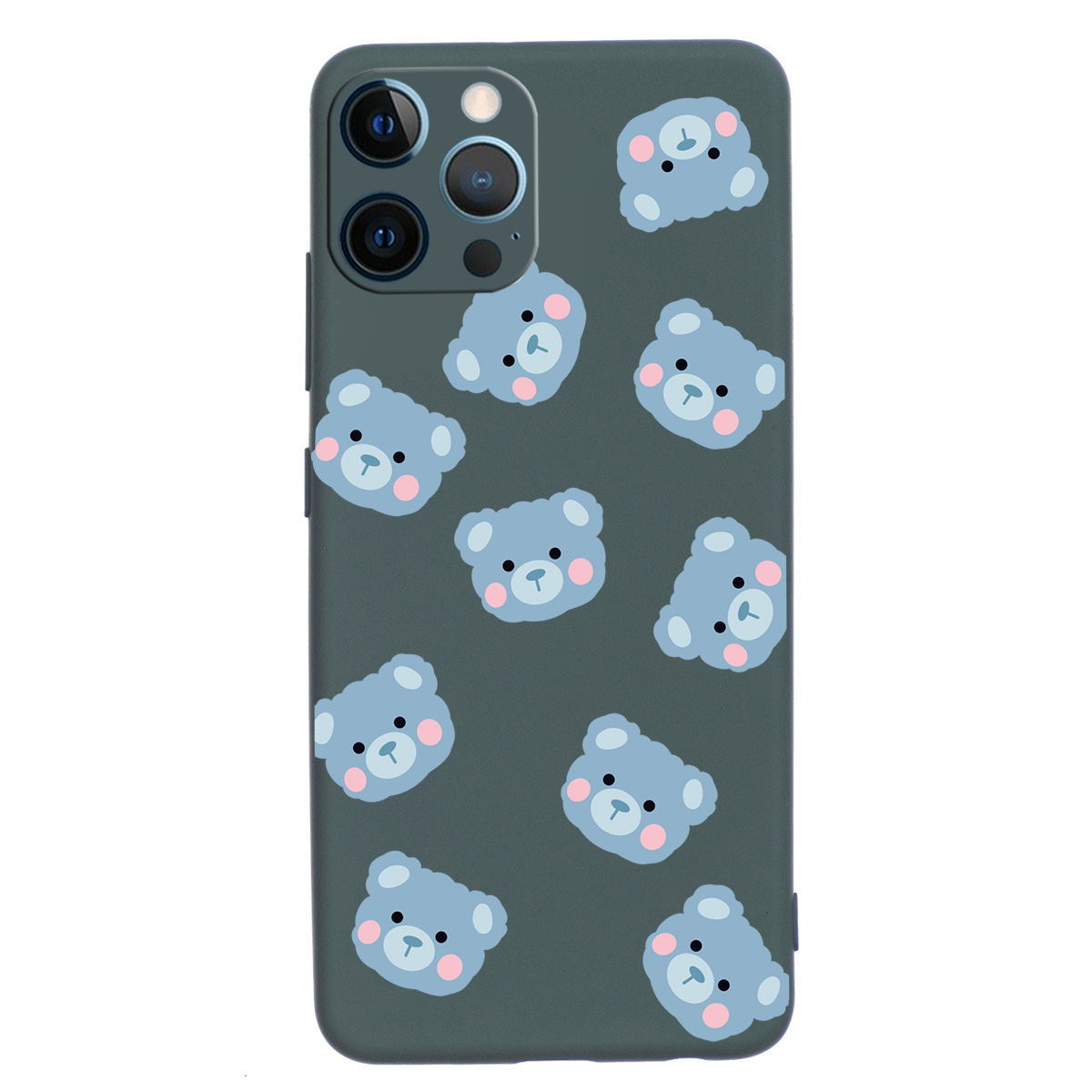 Little Bear Pattern Printing Slim Liquid Silicone Full Body Soft Bumper Protection Cover for iPhone 13 Pro Max 6.7 inch - Dark Green, iPhone 13 Pro Max
Little Bear Pattern Printing Slim Liquid Silicone Full Body Soft Bumper Protection Cover for iPhone 13 Pro Max 6.7 inch - Dark Green, iPhone 13 Pro Max