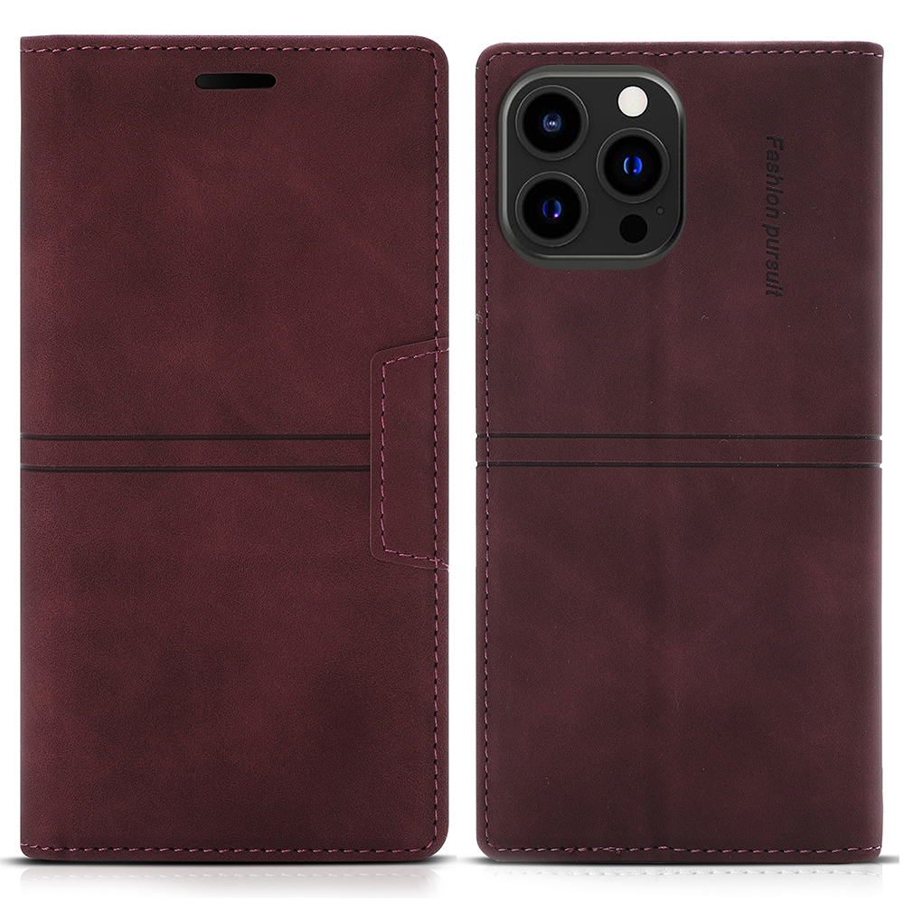 Shock-Resistant Fantasy Leather Phone Cover Shell with Auto-Absorbed for iPhone 13 Pro Max 6.7 inch - Wine Red, iPhone 13 Pro Max
Shock-Resistant Fantasy Leather Phone Cover Shell with Auto-Absorbed for iPhone 13 Pro Max 6.7 inch - Wine Red, iPhone 13 Pro Max
