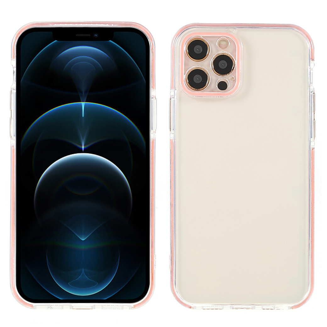 Crystal Clear Anti-Yellow Precise Cutout Shock Absorption Acrylic Reinforced Soft TPU Frame Protective Phone Case for iPhone 12 Pro Max 6.7 inch - Pink, iPhone 12 Pro Max
Crystal Clear Anti-Yellow Precise Cutout Shock Absorption Acrylic Reinforced Soft TPU Frame Protective Phone Case for iPhone 12 Pro Max 6.7 inch - Pink, iPhone 12 Pro Max