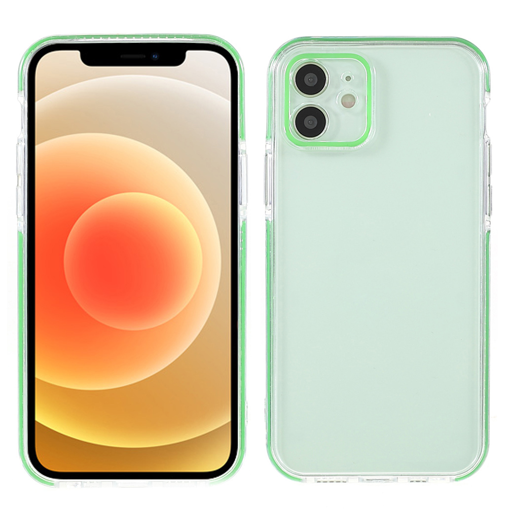 Precise Cutout Solid Acrylic Back Reinforced Soft TPU Frame Ultra Clear Slim Shock Absorption Anti Scratch Cover for iPhone 12 6.1 inch - Green, iPhone 12
Precise Cutout Solid Acrylic Back Reinforced Soft TPU Frame Ultra Clear Slim Shock Absorption Anti Scratch Cover for iPhone 12 6.1 inch - Green, iPhone 12