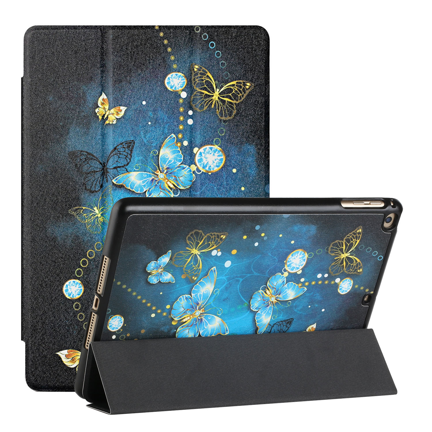 Silk Texture Pattern Printing Microfiber Leather Stand Business Slim Trifold Case with Auto Wake/Sleep for iPad Air / Air 2 / iPad 9.7-inch (2017) / (2018) - Jewelry Butterflies, iPad Air (2013)
Silk Texture Pattern Printing Microfiber Leather Stand Business Slim Trifold Case with Auto Wake/Sleep for iPad Air / Air 2 / iPad 9.7-inch (2017) / (2018) - Jewelry Butterflies, iPad Air (2013)