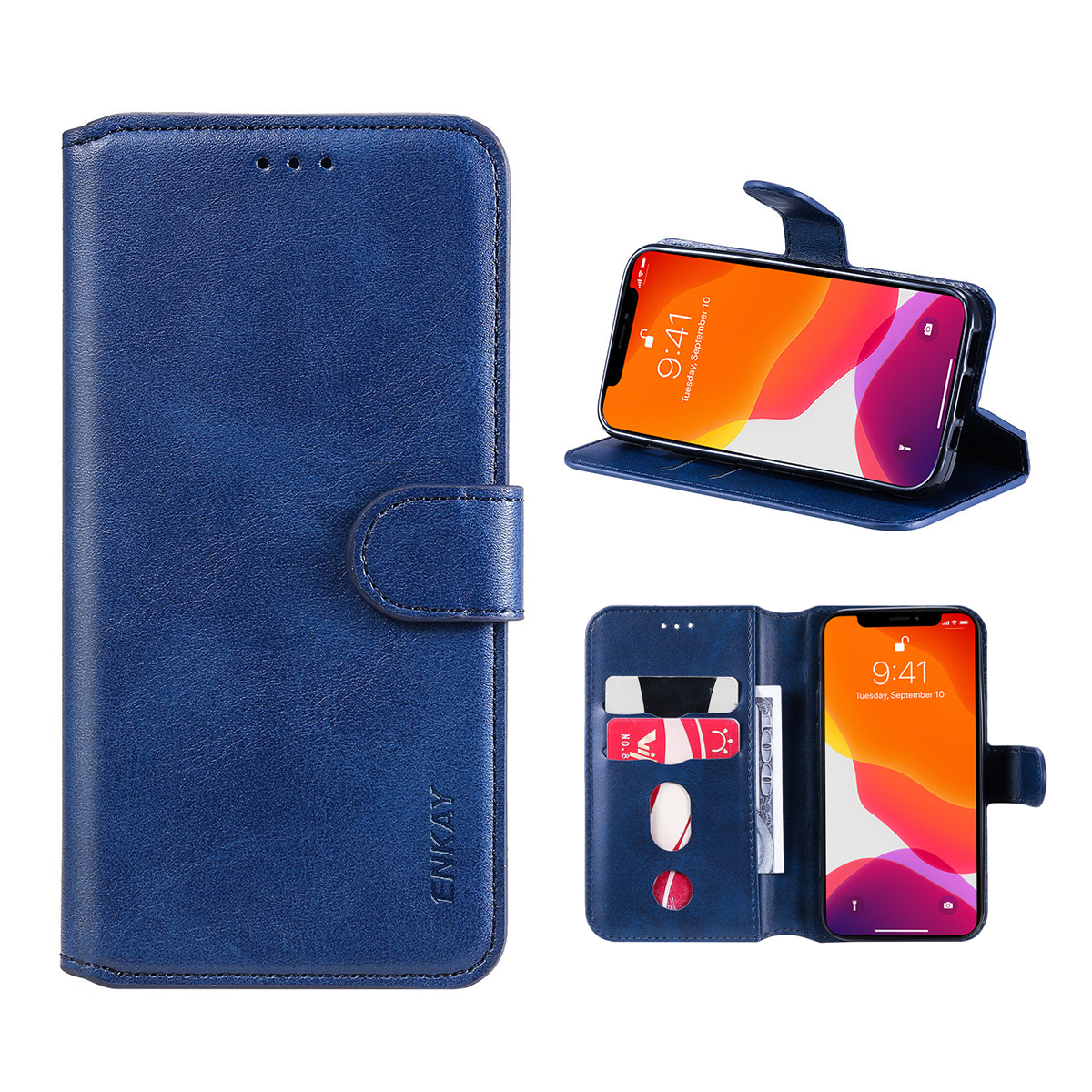 Enkay Hat Prince Leather + Tpu Case Swellet at Over Mobile Phone Для Iphone 13 Pro 6,1 Дюйма - Синий, iPhone 13 Pro
Enkay Hat Prince Leather + Tpu Case Swellet at Over Mobile Phone Для Iphone 13 Pro 6,1 Дюйма - Синий, iPhone 13 Pro
