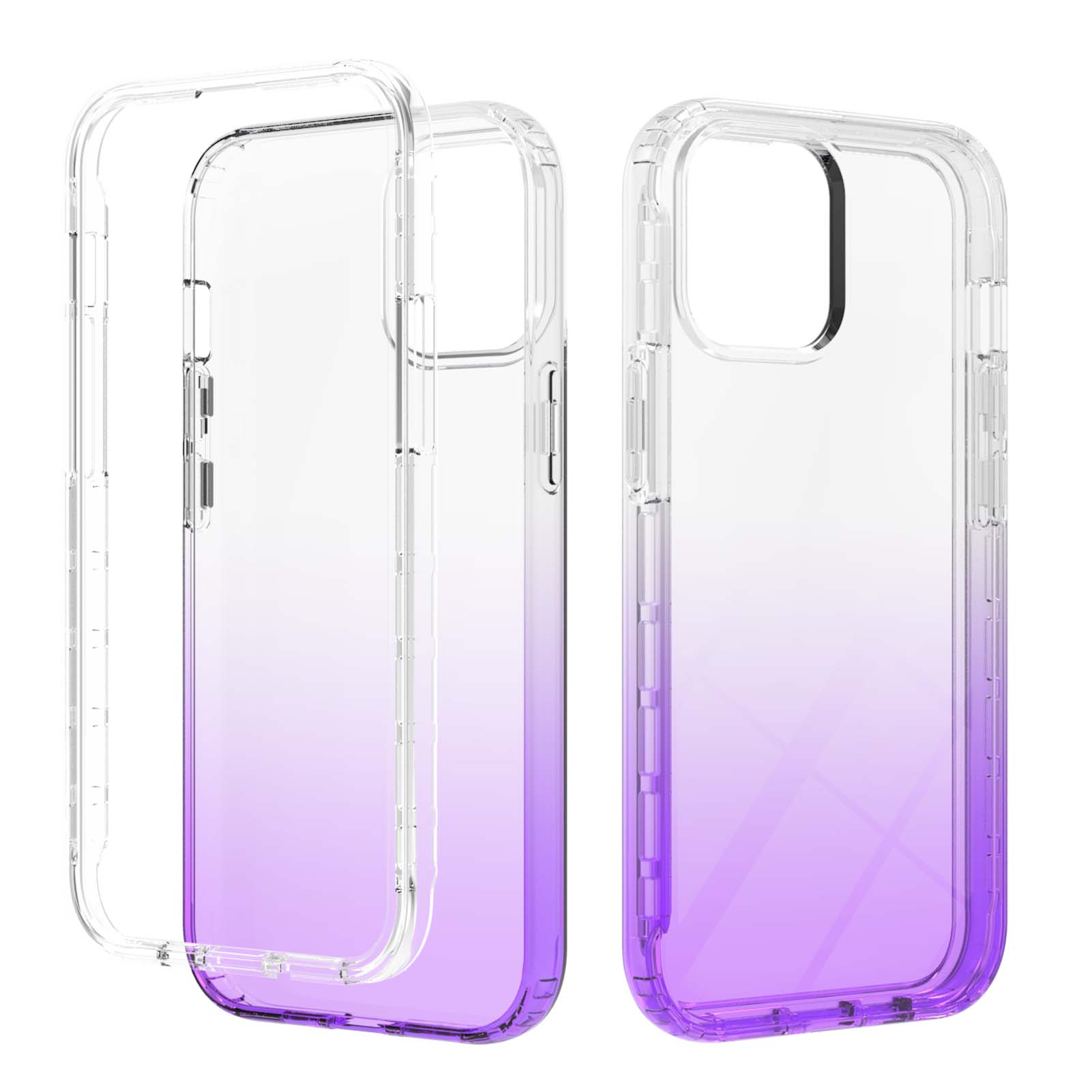 Gradient Color 2 В 1 Тяжелый Гибридный Мягкий TPU Задняя Крышка С Жестким PC Кадр Анти-царапинок Чехол Для IPhone 13 Pro Max 6,7 Дюйма - Градиент Фиолетовый, iPhone 13 Pro Max
Gradient Color 2 В 1 Тяжелый Гибридный Мягкий TPU Задняя Крышка С Жестким PC Кадр Анти-царапинок Чехол Для IPhone 13 Pro Max 6,7 Дюйма - Градиент Фиолетовый, iPhone 13 Pro Max