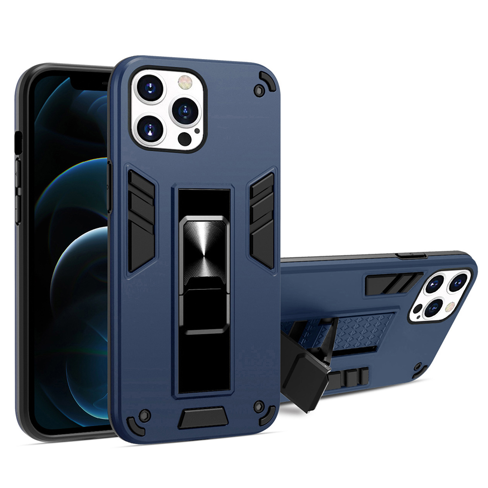 Kickstand Design PC+TPU Hybrid Case with Magnetic Metal Sheet for iPhone 13 Pro 6.1 inch - Blue, iPhone 13 Pro
Kickstand Design PC+TPU Hybrid Case with Magnetic Metal Sheet for iPhone 13 Pro 6.1 inch - Blue, iPhone 13 Pro