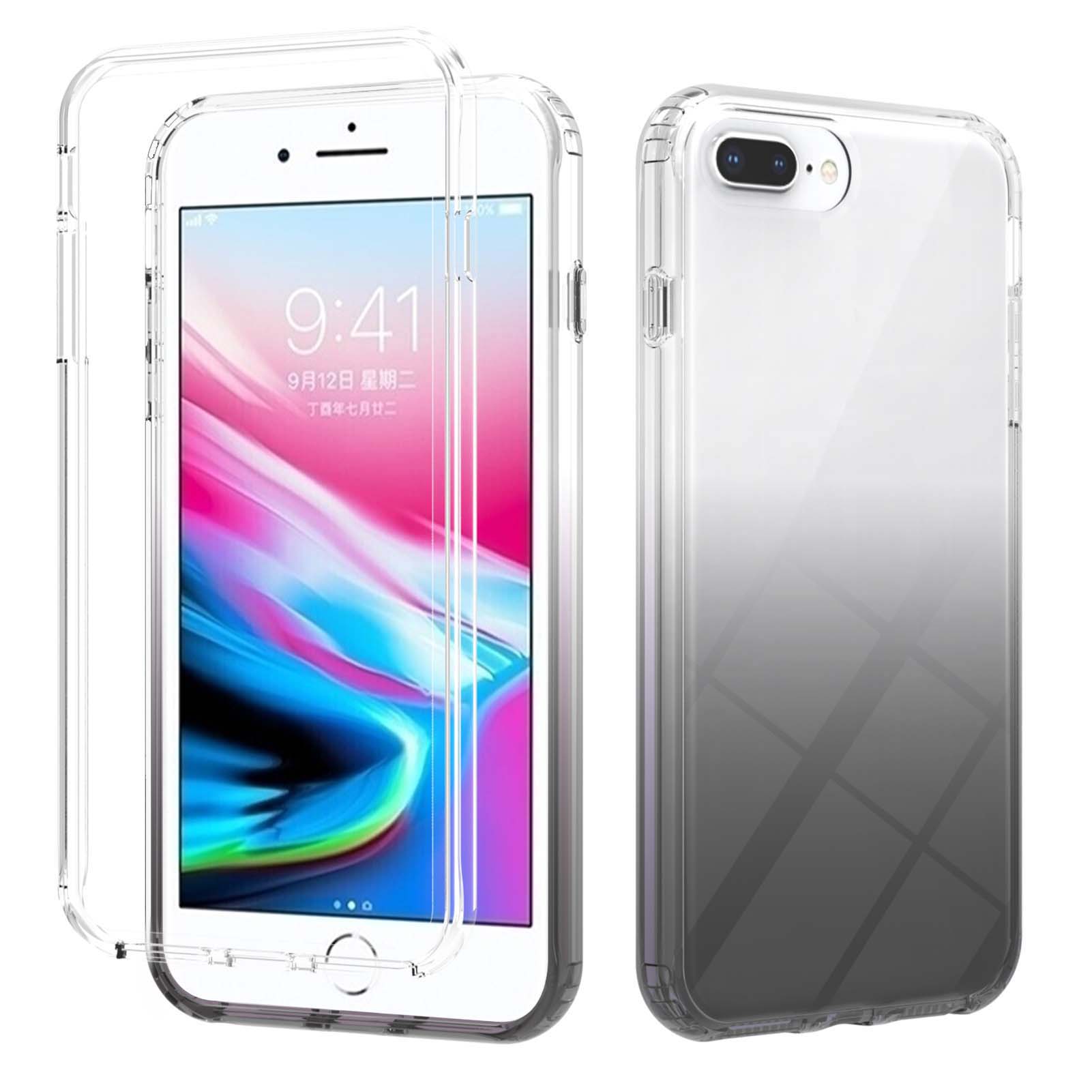 Gradient Color Design 2-in-1 Slim Hard PC Frame Scratch Resistant Soft TPU Back Protective Cover for iPhone 6 Plus / 7 Plus / 8 Plus 5.5 inch - Gradient Black, iPhone 6 Plus 5.5 inch
Gradient Color Design 2-in-1 Slim Hard PC Frame Scratch Resistant Soft TPU Back Protective Cover for iPhone 6 Plus / 7 Plus / 8 Plus 5.5 inch - Gradient Black, iPhone 6 Plus 5.5 inch