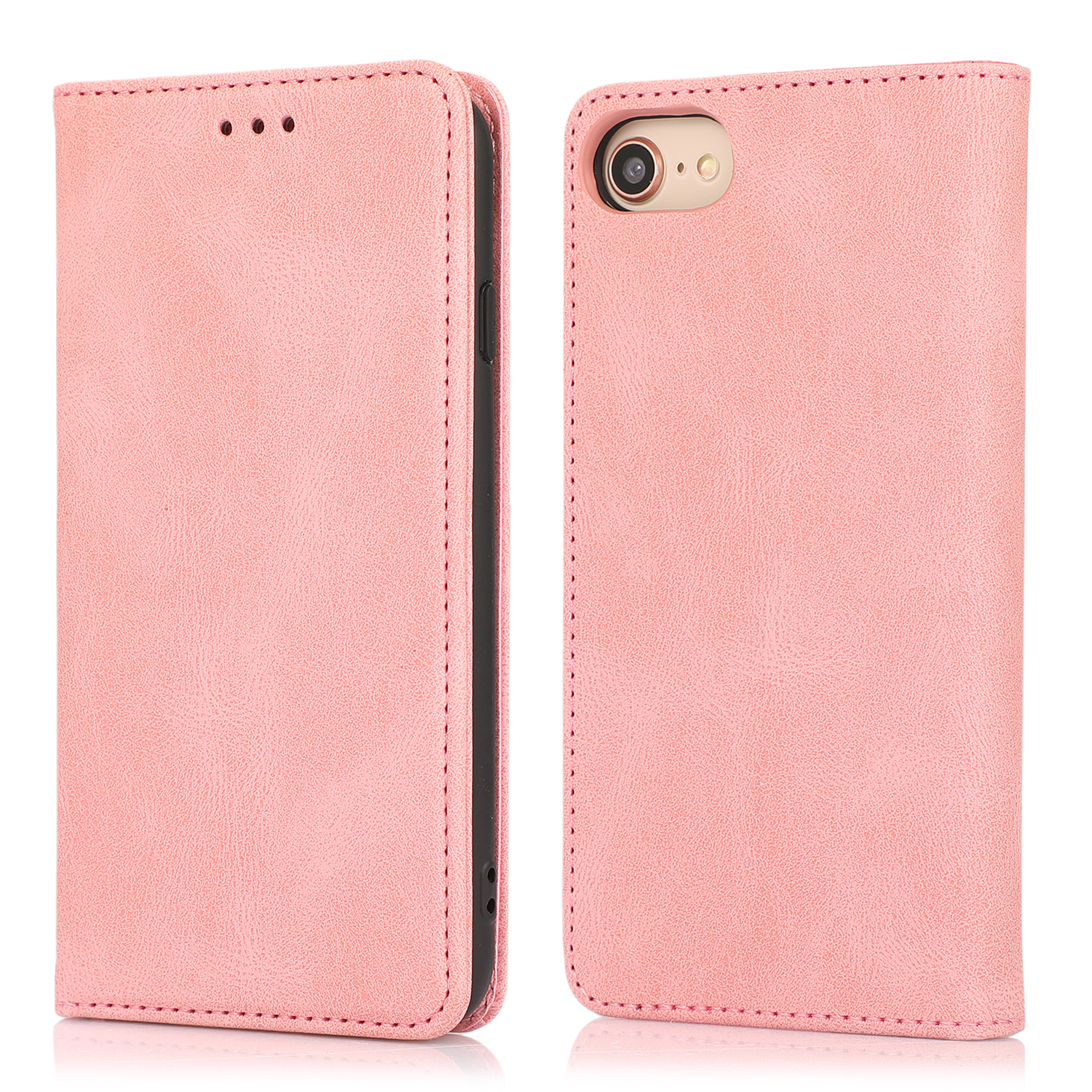 Pull Protection Silky Touch Auto-absorbed Wallet Leather Stand Case for iPhone 7 4.7 inch/8 4.7 inch/SE (2020)/SE (2022) - Rose Gold, iPhone SE (2022)
Pull Protection Silky Touch Auto-absorbed Wallet Leather Stand Case for iPhone 7 4.7 inch/8 4.7 inch/SE (2020)/SE (2022) - Rose Gold, iPhone SE (2022)