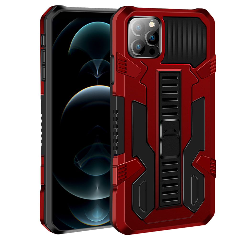 Pioneer Warrior Series Full-Body Protection Rugged PC + Soft TPU Back Cover with Kickstand for iPhone 13 Pro Max 6.7 inch - Red, iPhone 13 Pro Max
Pioneer Warrior Series Full-Body Protection Rugged PC + Soft TPU Back Cover with Kickstand for iPhone 13 Pro Max 6.7 inch - Red, iPhone 13 Pro Max